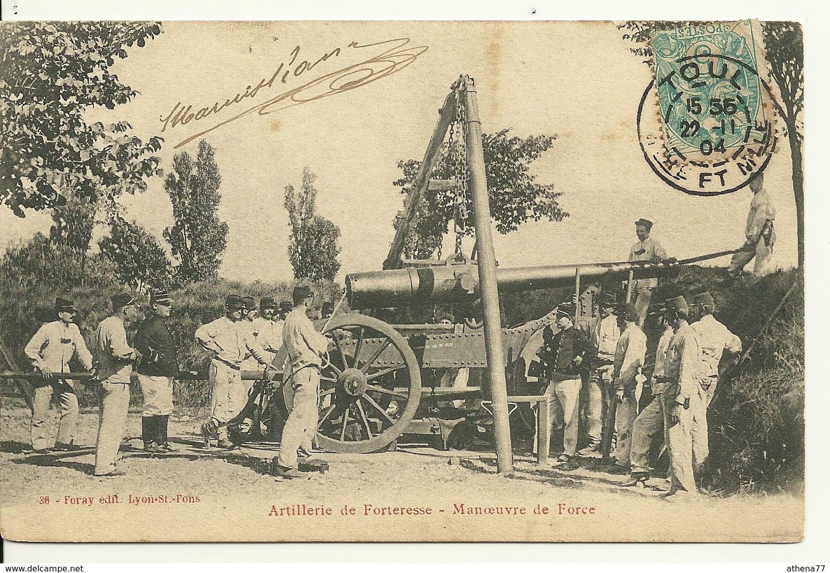 MILITARIA / ARTILLERIE DE FORTERESSE - MANOEUVRE DE FORCE - Manoeuvres