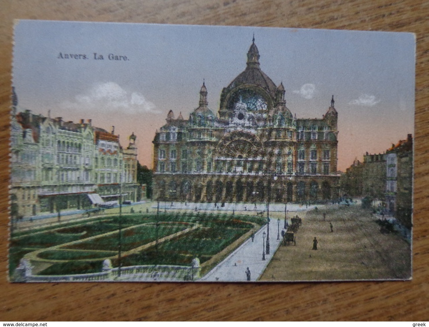 FELDPOST / Antwerpen-Anvers, La Gare --> écrit 1917 - Antwerpen