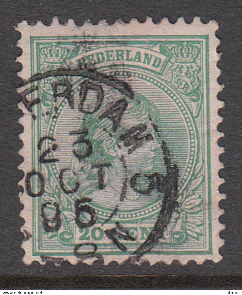 The Netherlands Used NVPH Nr 40 From 1891 / Catw 4.00 EUR - Oblitérés