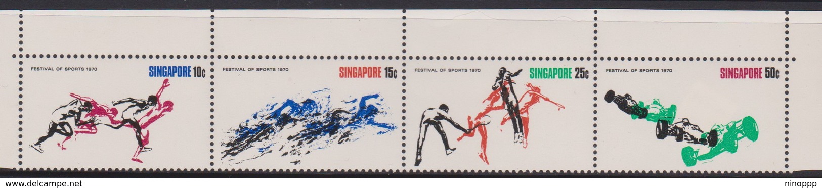 Singapore 143-146 1970 Sports, Mint Never Hinged - Singapore (1959-...)