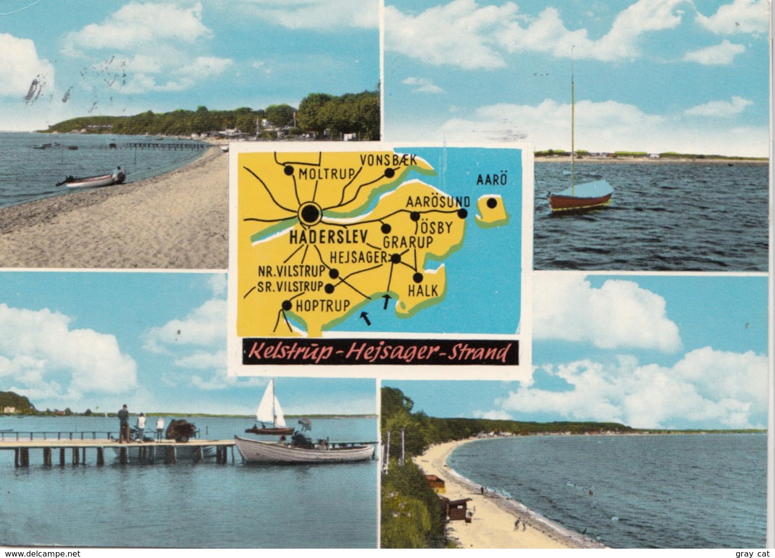 Kelstrup - Hejsager - Strand, Denmark, Used Postcard [22231] - Denmark