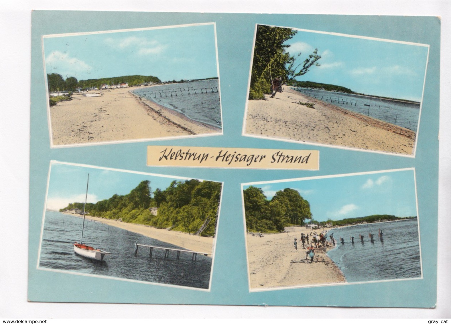 Kelstrup - Hejsager - Strand, Denmark, 1968 Used Postcard [22232] - Denmark