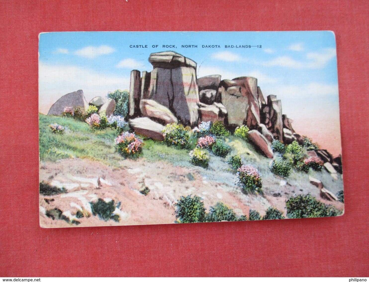 Castle Of Rock Badlands    North Dakota > --- Ref 3075 - Other & Unclassified