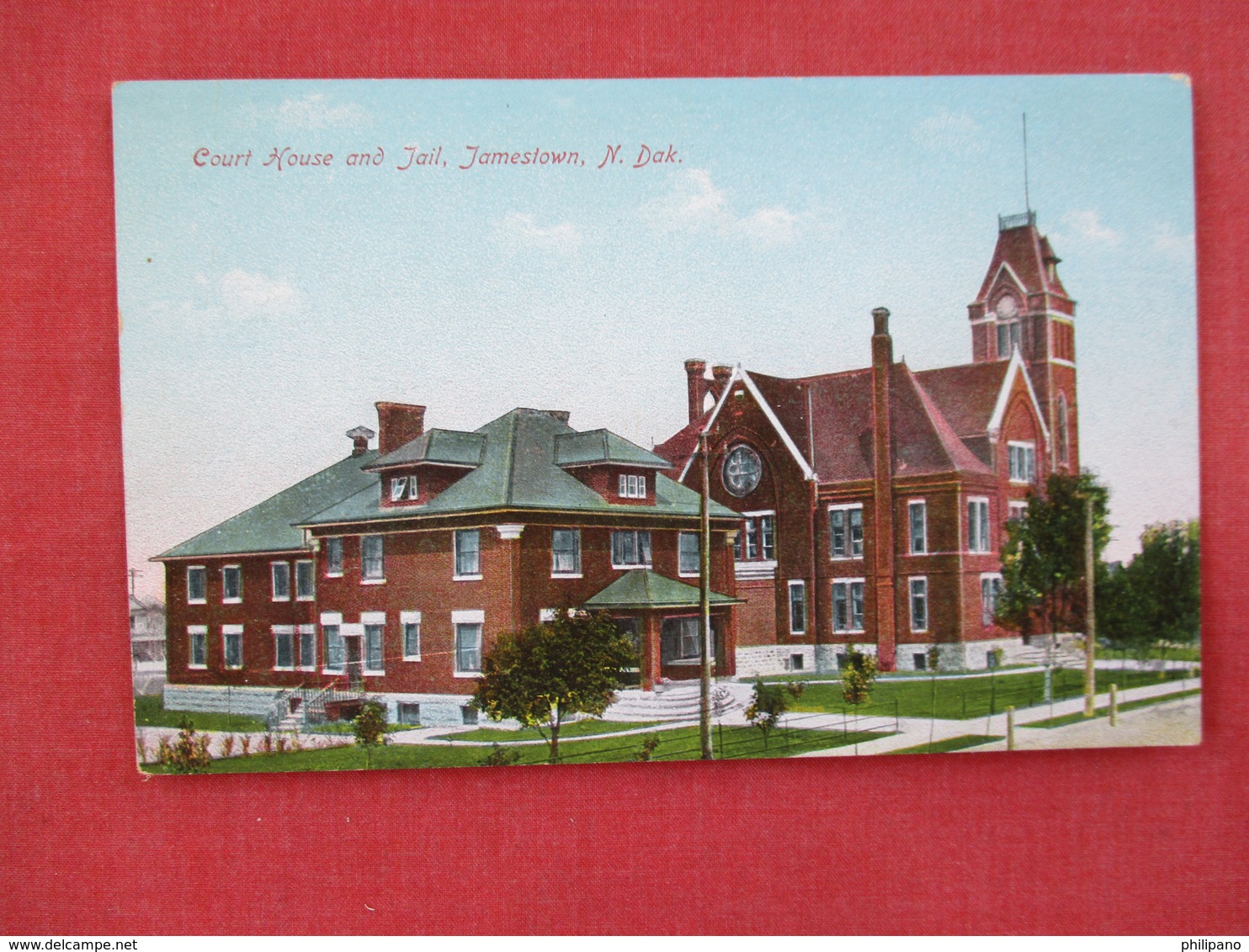 Court House & Jail Jamestown North Dakota   --- Ref 3075 - Jamestown