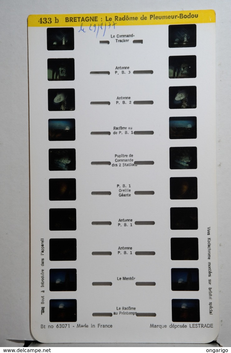 LESTRADE :    433 B  BRETAGNE :  LE RADÔME DE PLEUMEUR-BODOU - Visionneuses Stéréoscopiques