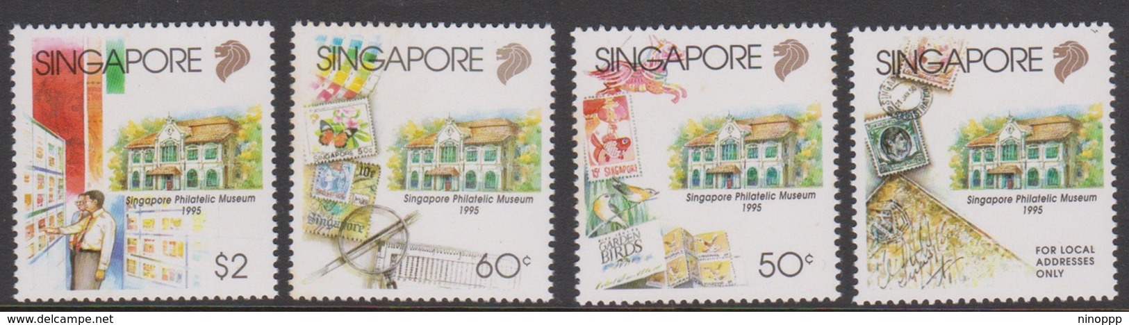 Singapore 799-802 1995 Singapore Philatelic Museum, Mint Never Hinged - Singapore (1959-...)