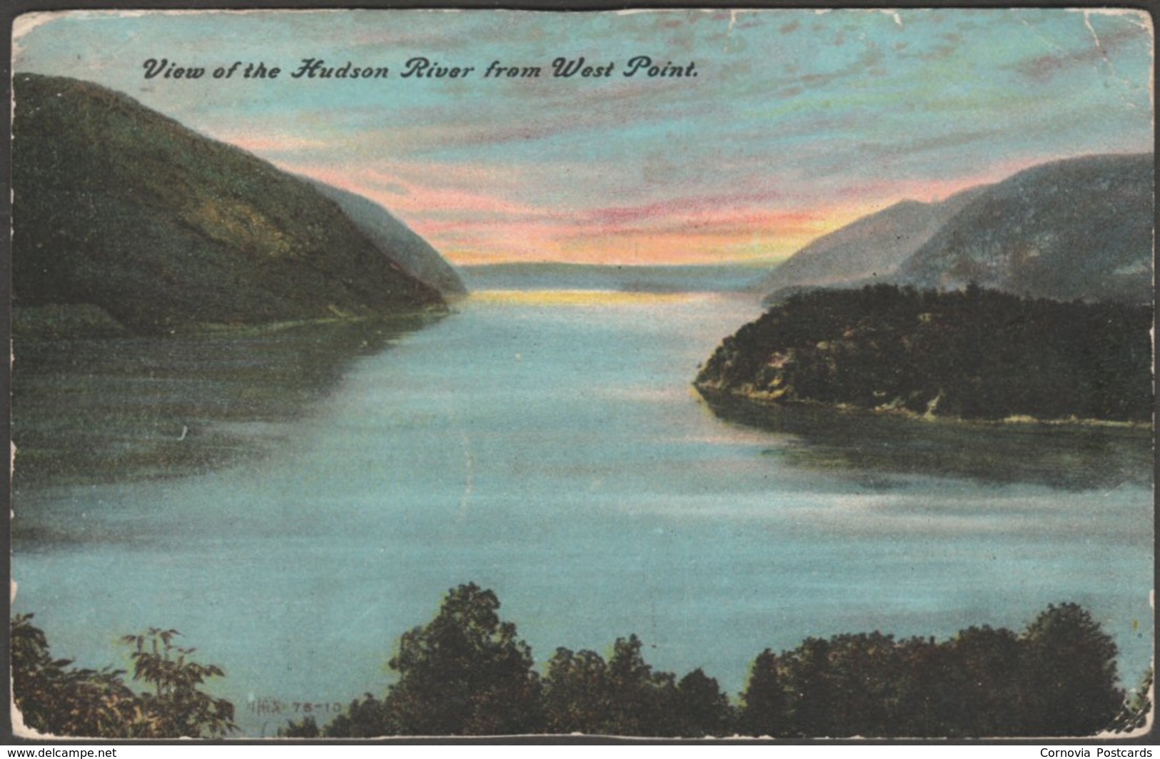 View Of The Hudson River From West Point, New York, 1908 - IPC&N Co Postcard - Other & Unclassified