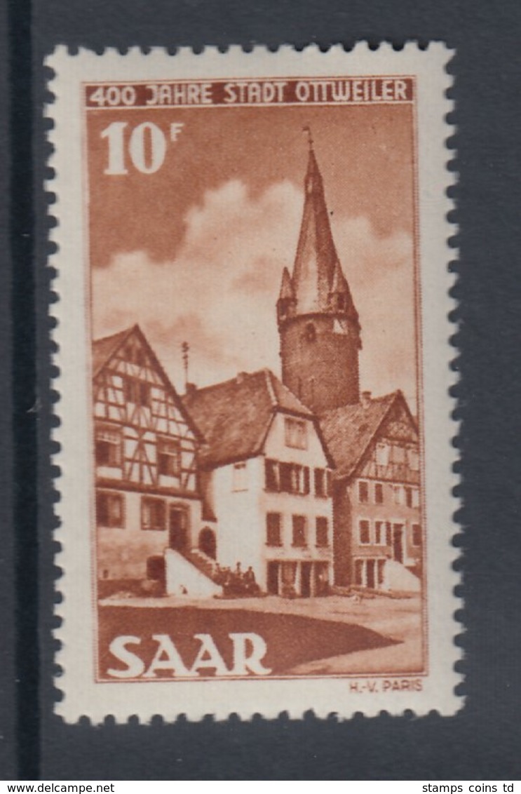 Saar 1950 400 Jahre Stadt Ottweiler Mi.-Nr. 296 **  - Other & Unclassified