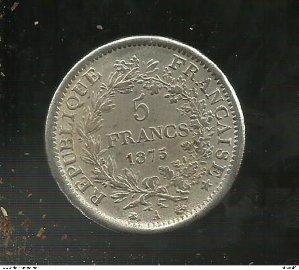 PIECE  5 FRANCS 1875 - Autres & Non Classés