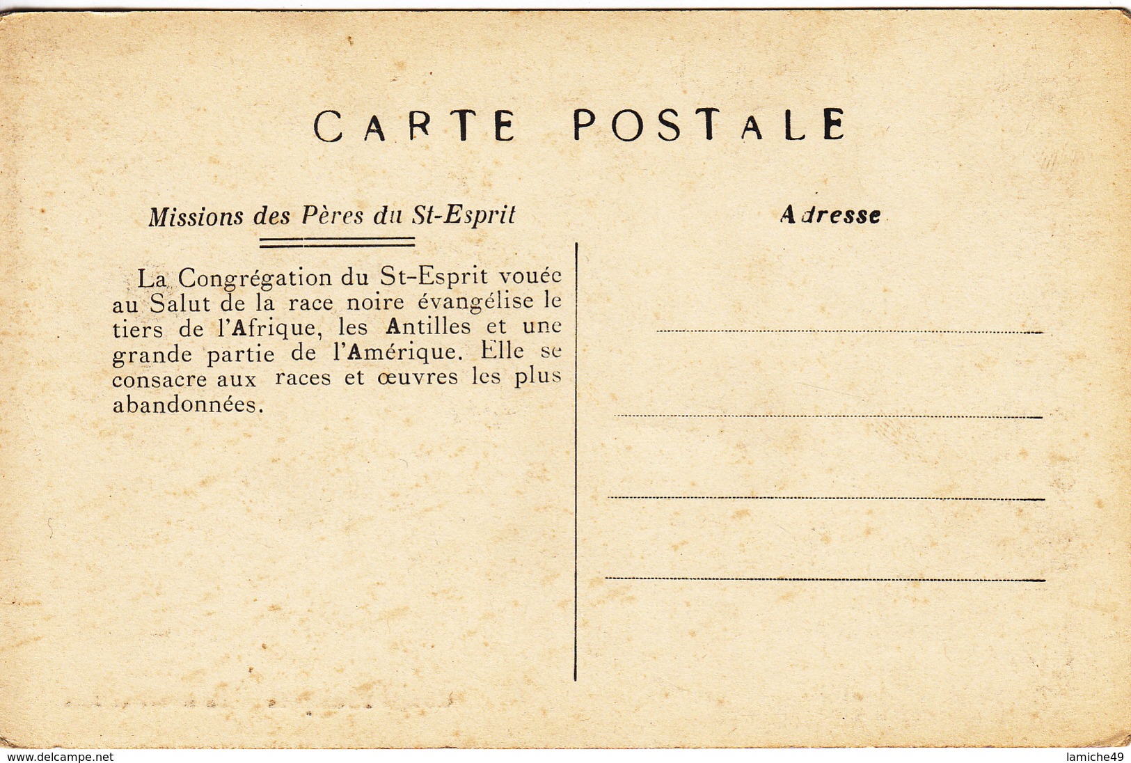 7 CPA CONGO FRANÇAIS Missions des pères du St Esprit (féticheur hopital corvée pont indigène missionnaire ..)