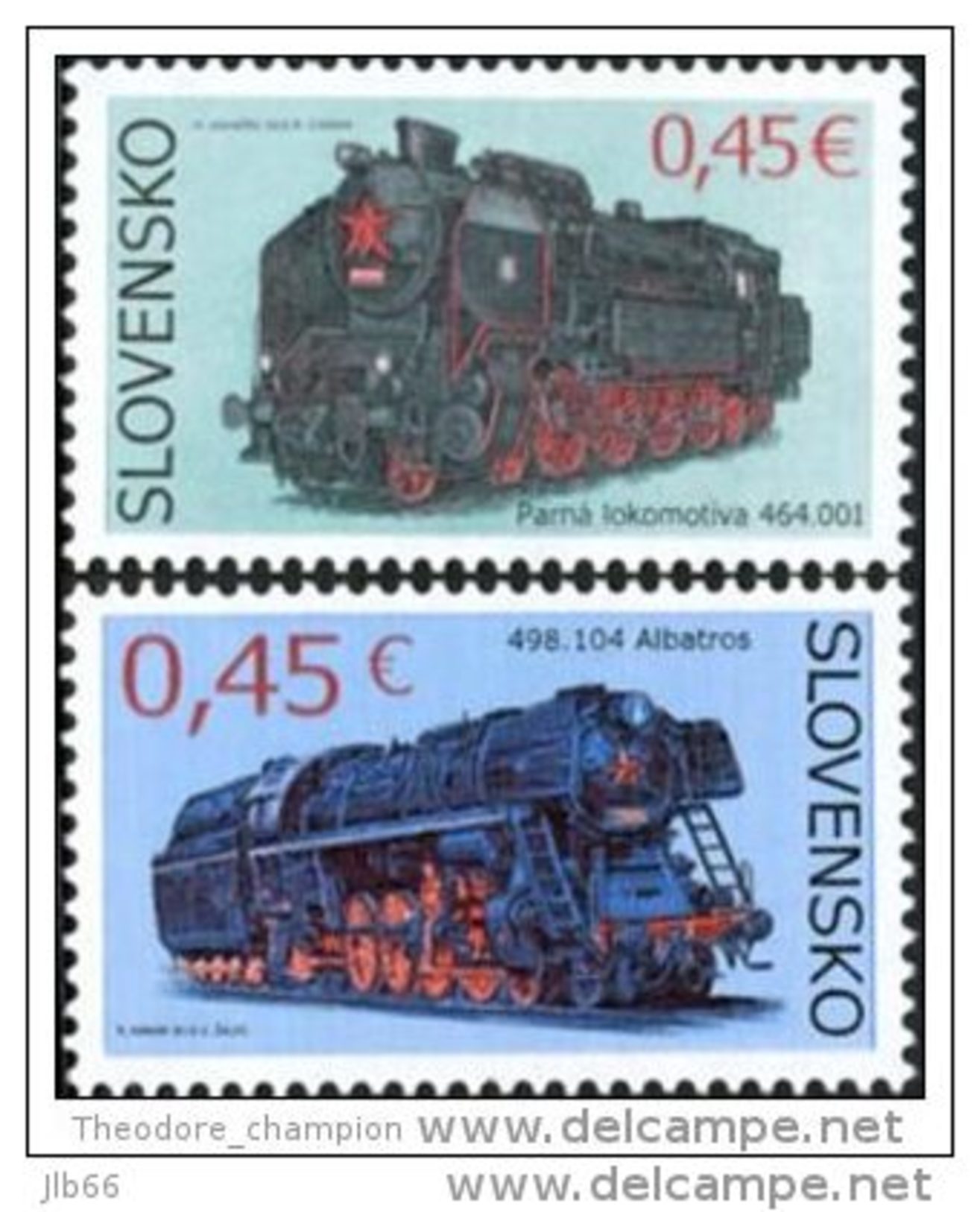 2015 YT 665 / 666 Série De 2 Timbres Trains Locomotive à Vapeur / Steam Train - Neufs