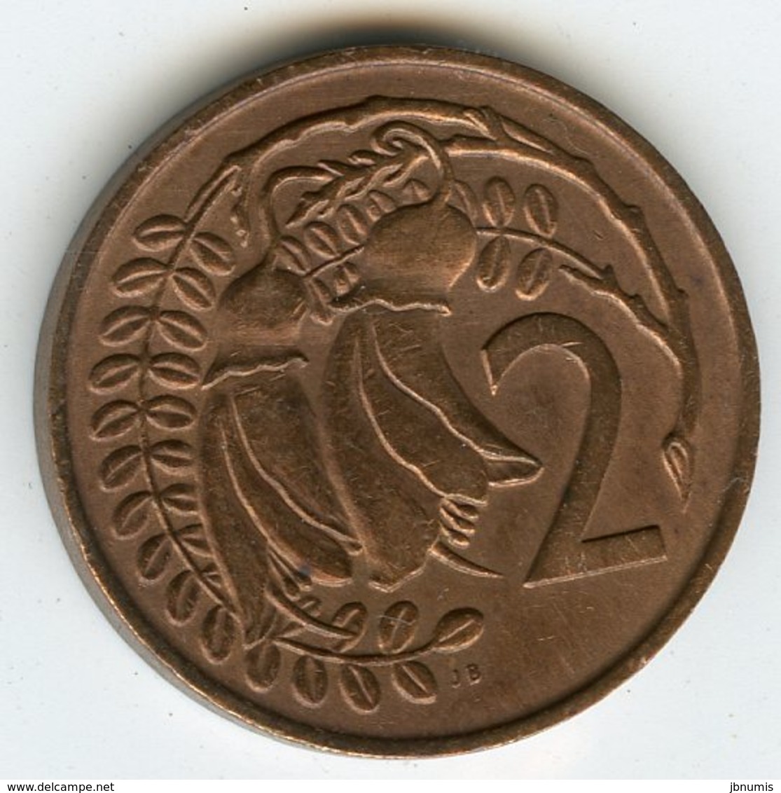 Nouvelle Zélande New Zealand 2 Cents 1967 KM 32.1 - Nouvelle-Zélande