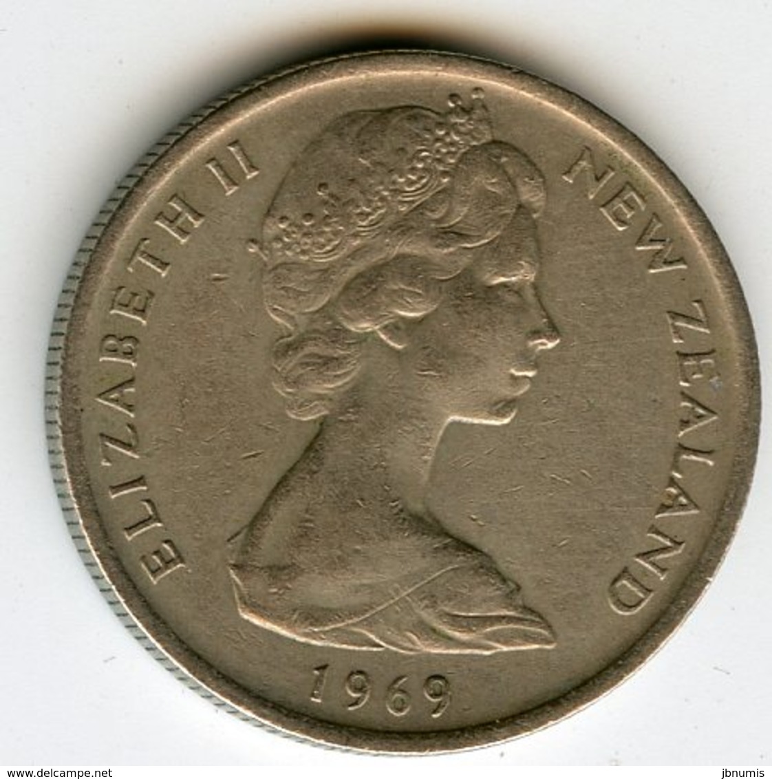 Nouvelle Zélande New Zealand 5 Cents 1969 KM 34.1 - Nouvelle-Zélande