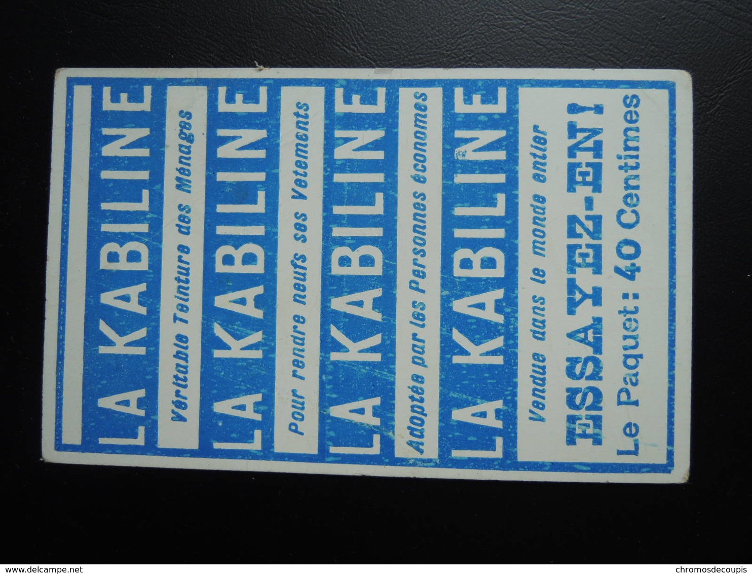 Chromo La KABILINE. Didactique 1890-1900. Histoire De France. VENDÔME. A  VILLAVICIOSA - Other & Unclassified