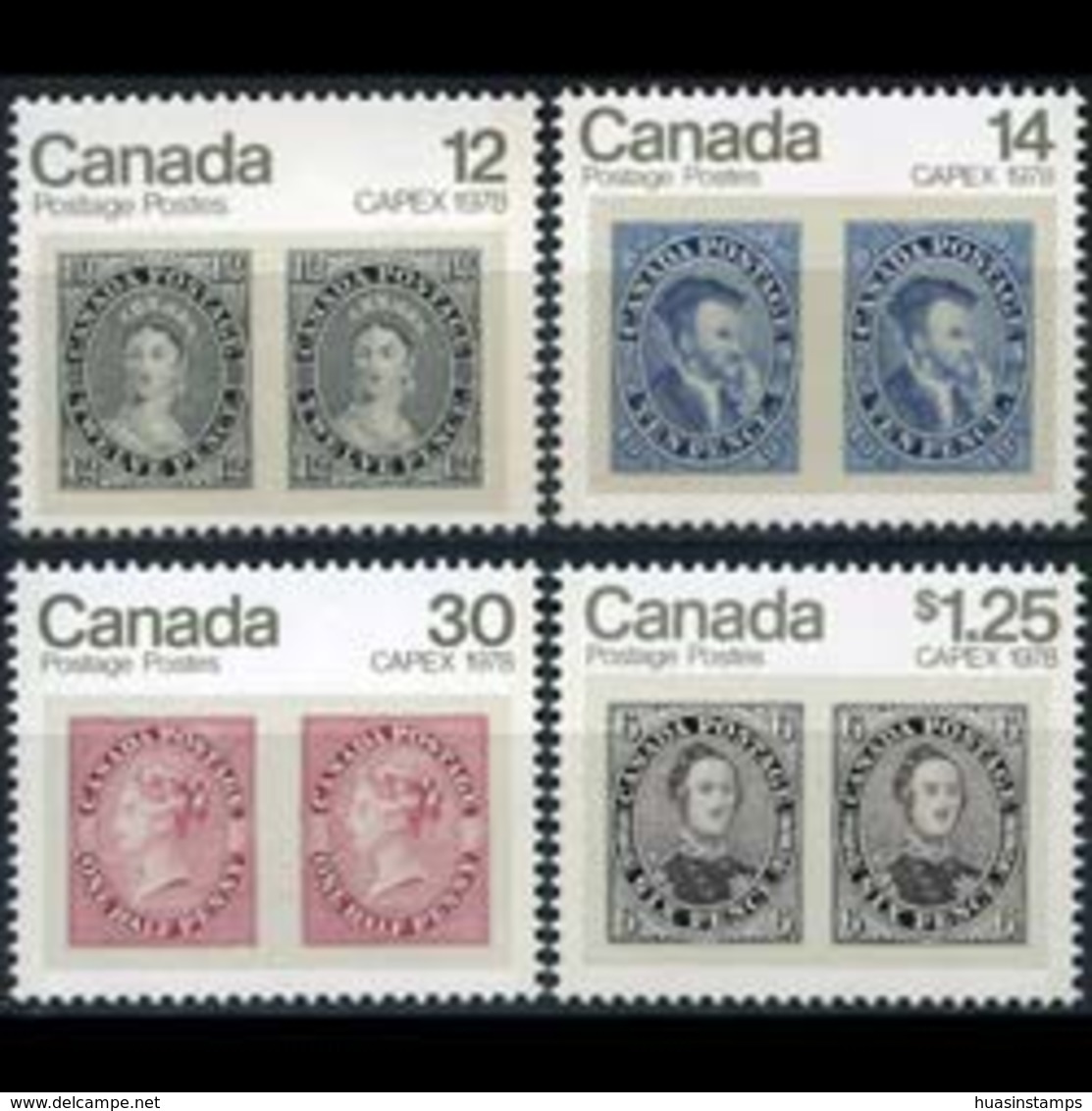 CANADA 1978 - Scott# 753-6 Phil.Exhib. Set Of 4 MNH - Unused Stamps