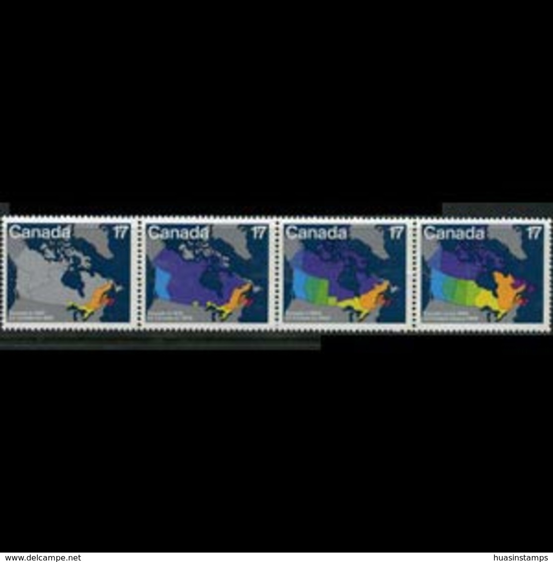 CANADA 1981 - Scott# 890-3 Prov.Maps Set Of 4 MNH - Unused Stamps