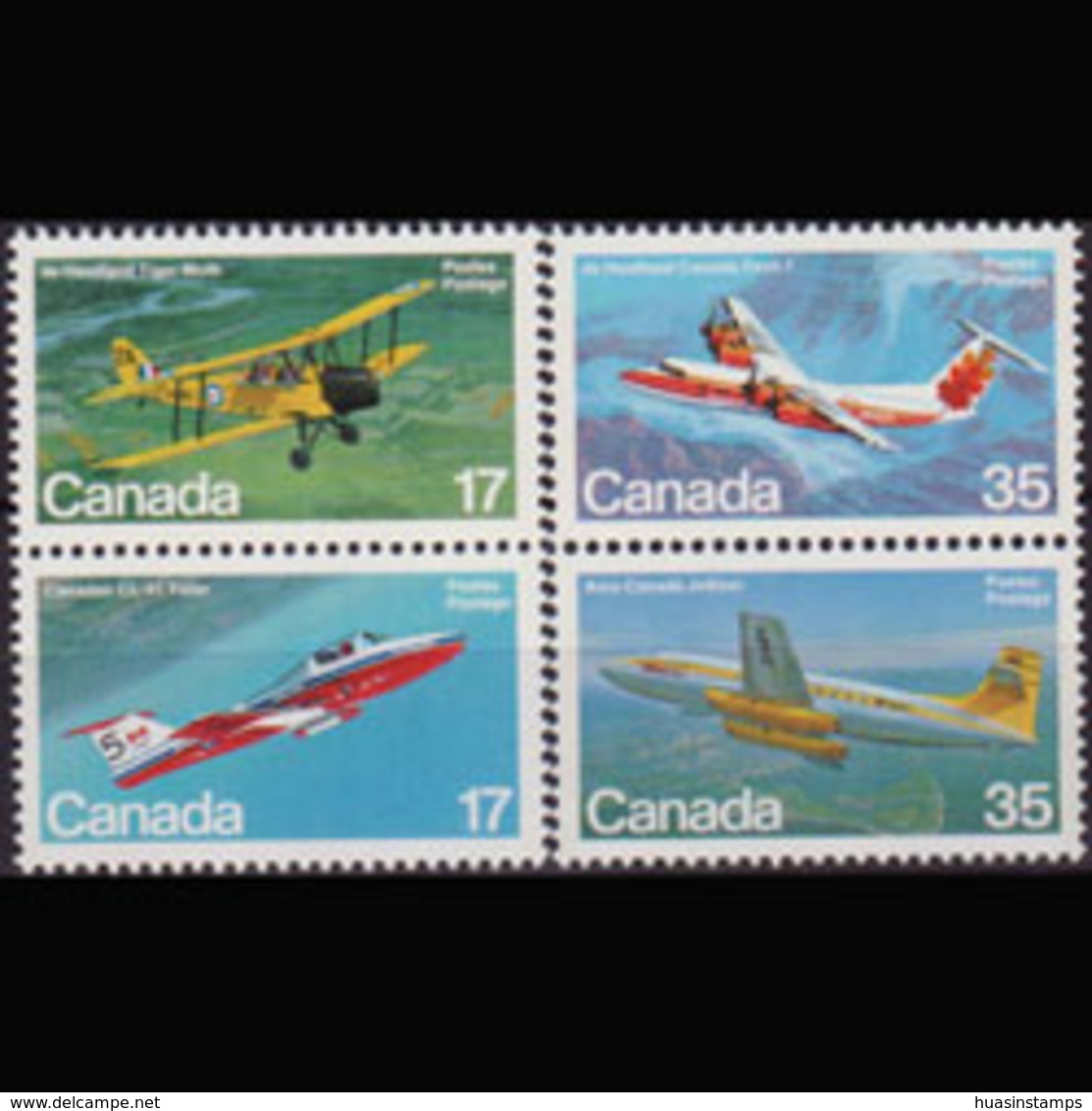 CANADA 1981 - Scott# 904a-6a Planes Set Of 4 MNH - Unused Stamps