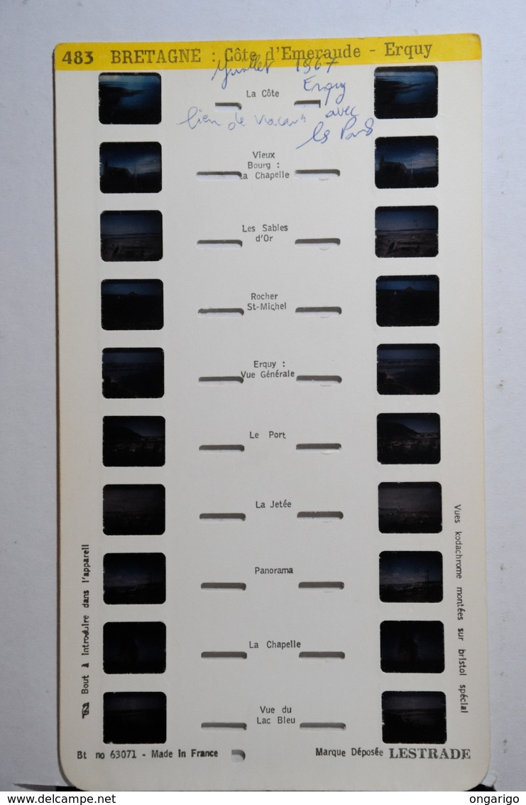 LESTRADE :    483   BRETAGNE  : CÔTE D'EMERAUDE - ERQUY - Visionneuses Stéréoscopiques
