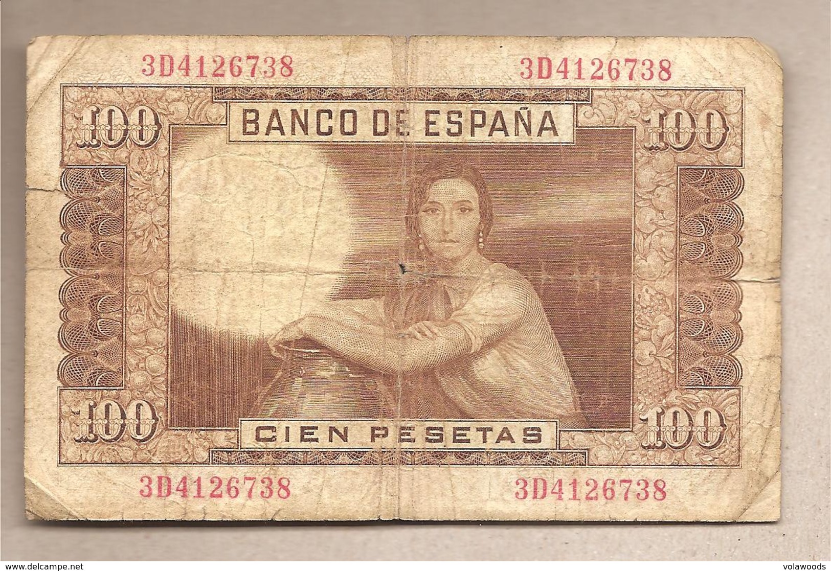 Spagna - Banconota Circolata Da 100 Pesetas P-145a - 1953 - 100 Pesetas