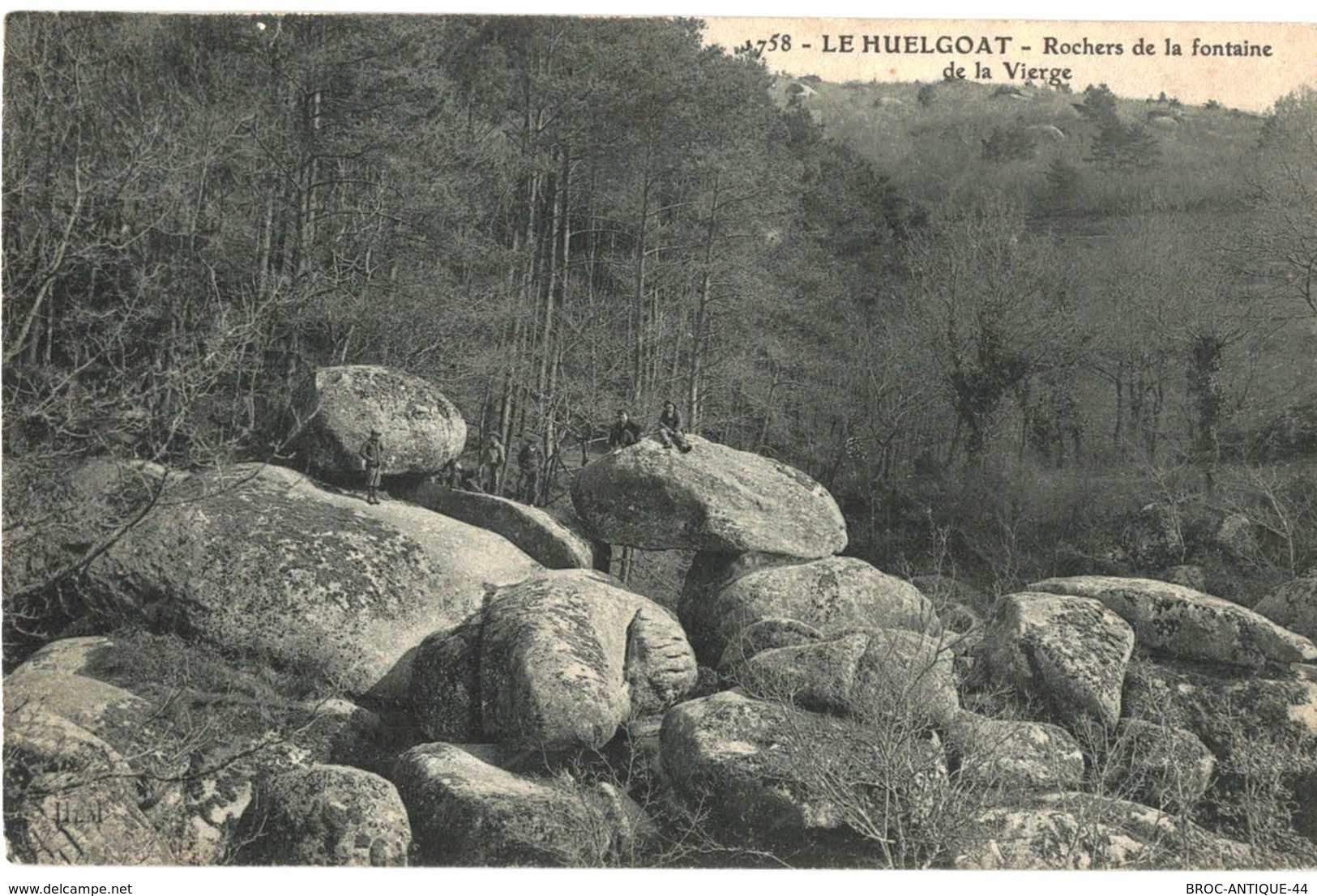 LOT N°538 - LOT DE + 120 CARTES LE HUELGOAT - LES CASCADES LES CHAOS LES GROTTES LE LAC ... ET ENVIRONS