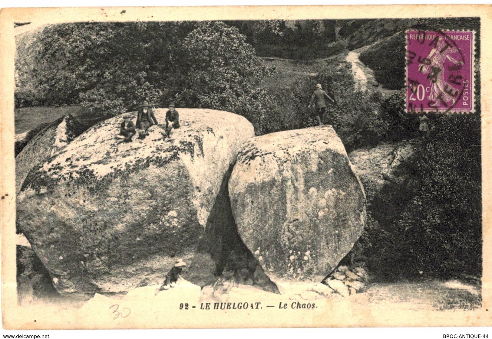 LOT N°538 - LOT DE + 120 CARTES LE HUELGOAT - LES CASCADES LES CHAOS LES GROTTES LE LAC ... ET ENVIRONS