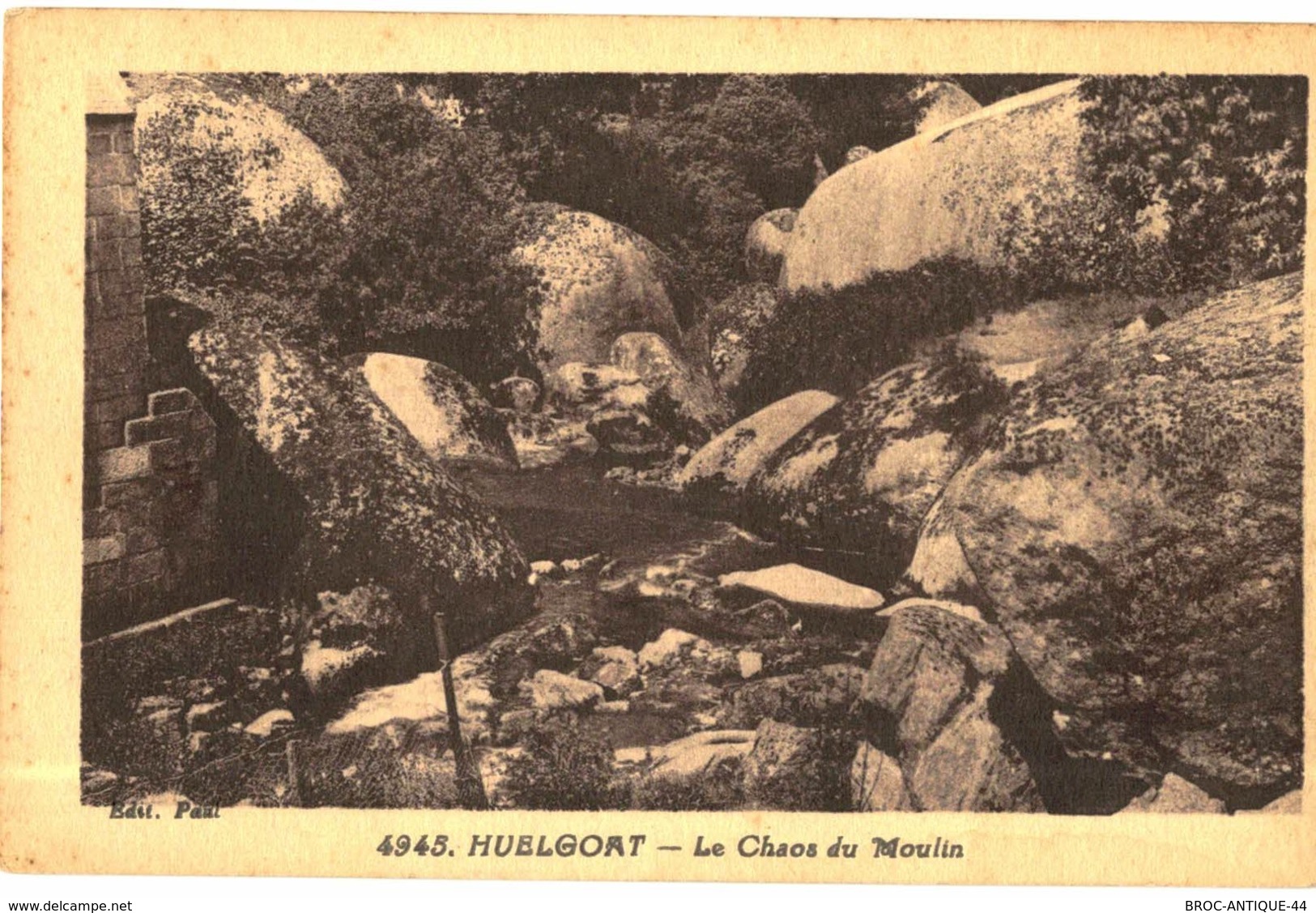 LOT N°538 - LOT DE + 120 CARTES LE HUELGOAT - LES CASCADES LES CHAOS LES GROTTES LE LAC ... ET ENVIRONS