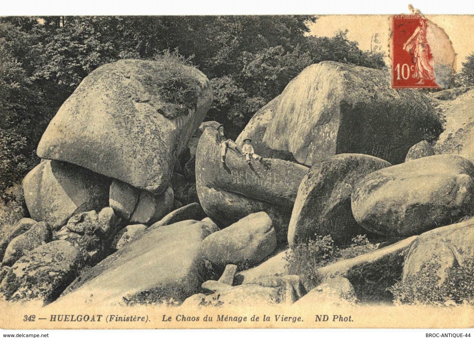 LOT N°538 - LOT DE + 120 CARTES LE HUELGOAT - LES CASCADES LES CHAOS LES GROTTES LE LAC ... ET ENVIRONS