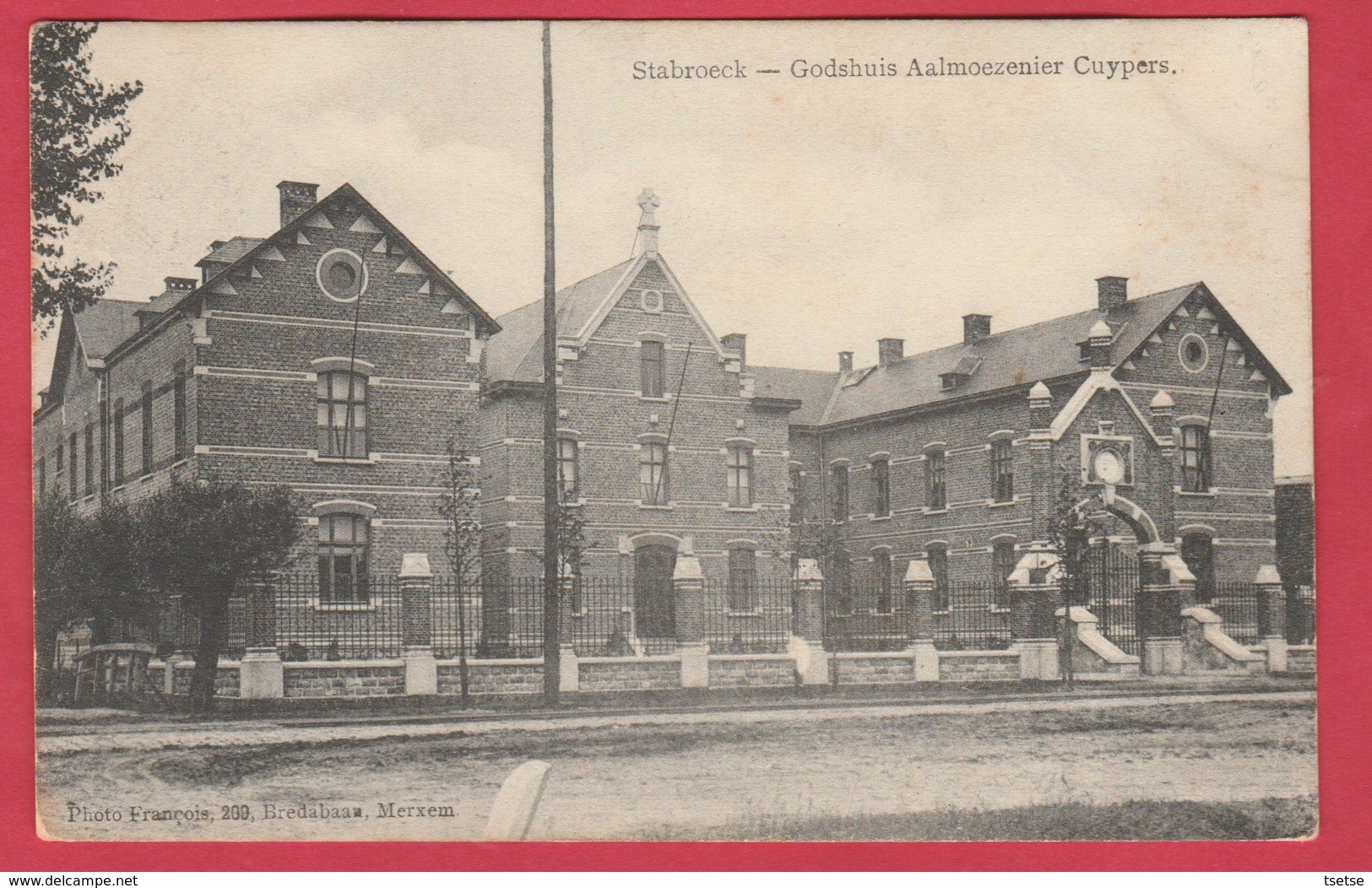 Stabroek - Godshuis Aalmoezenier Cuypers - 1908 ( Verso Zien ) - Stabrök