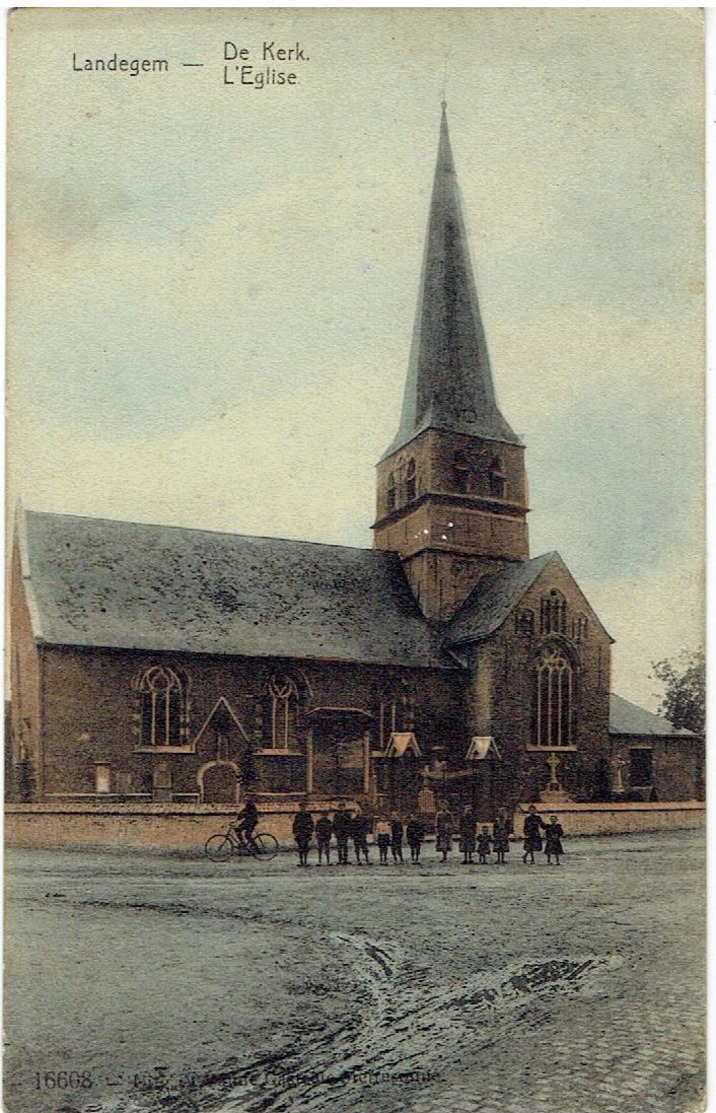 LANDEGEM - Nevele - De Kerk - L' Eglise - N° 16608 - Gekleurd - Nevele