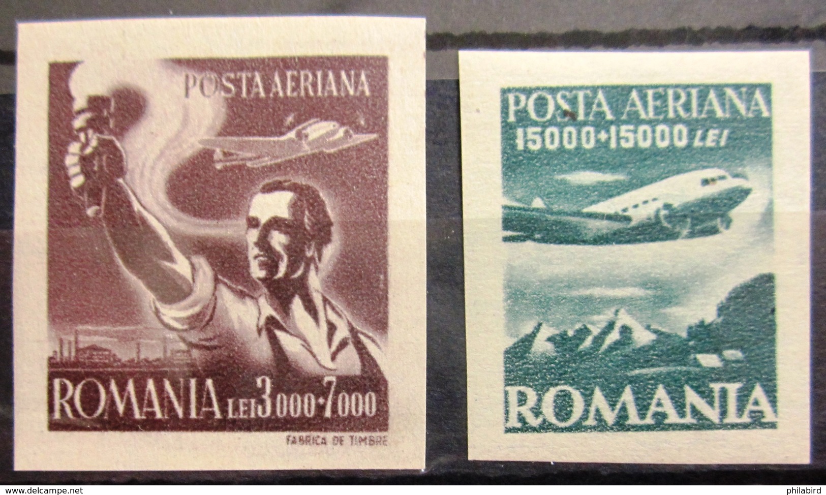 ROUMANIE                   P.A 38A/38B                    NEUF* - Unused Stamps
