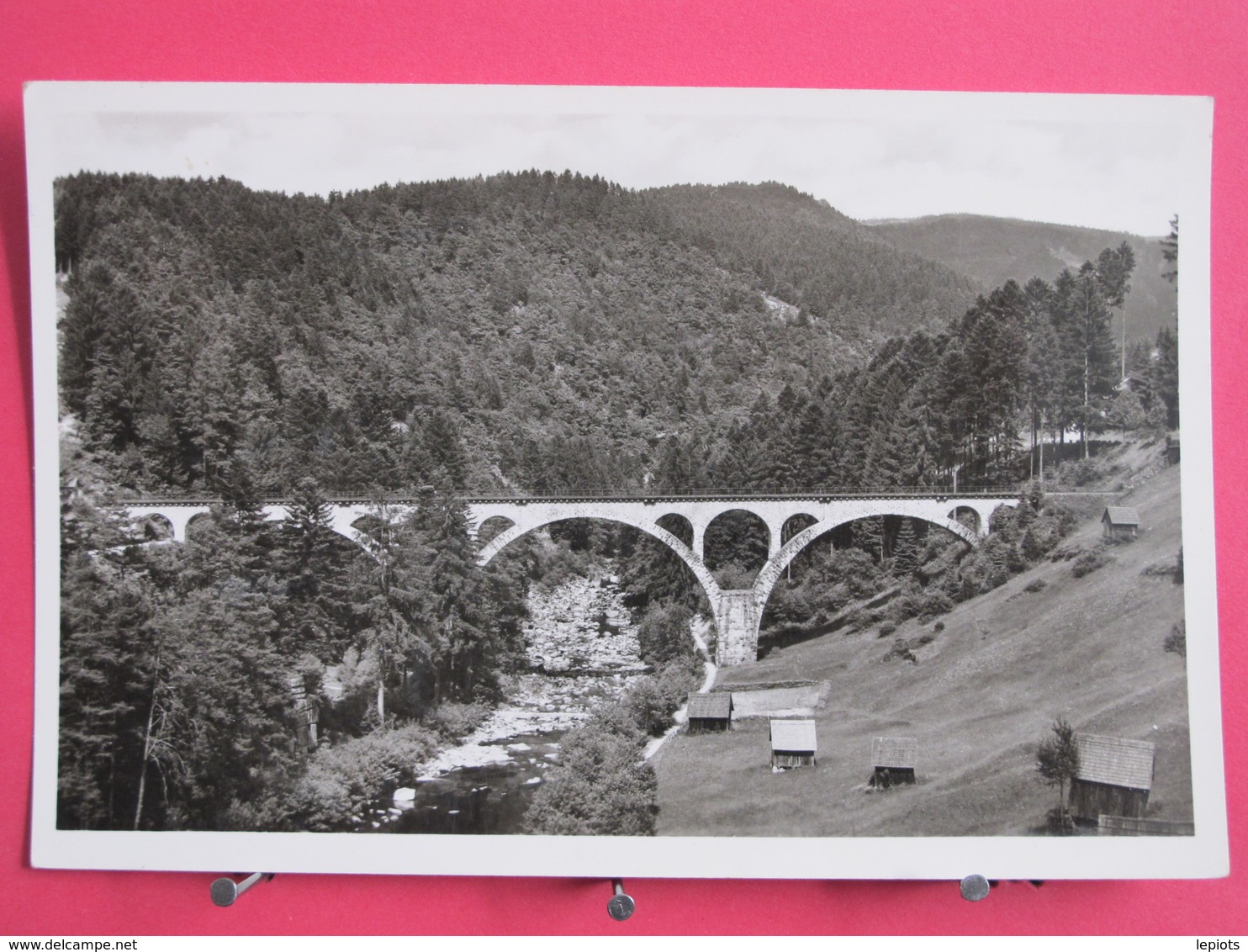 Visuel Très Peu Courant - Allemagne - Forbach Im Murgtal - Eisenbahnviadukt über Die Murg - Scans Recto-verso - Forbach