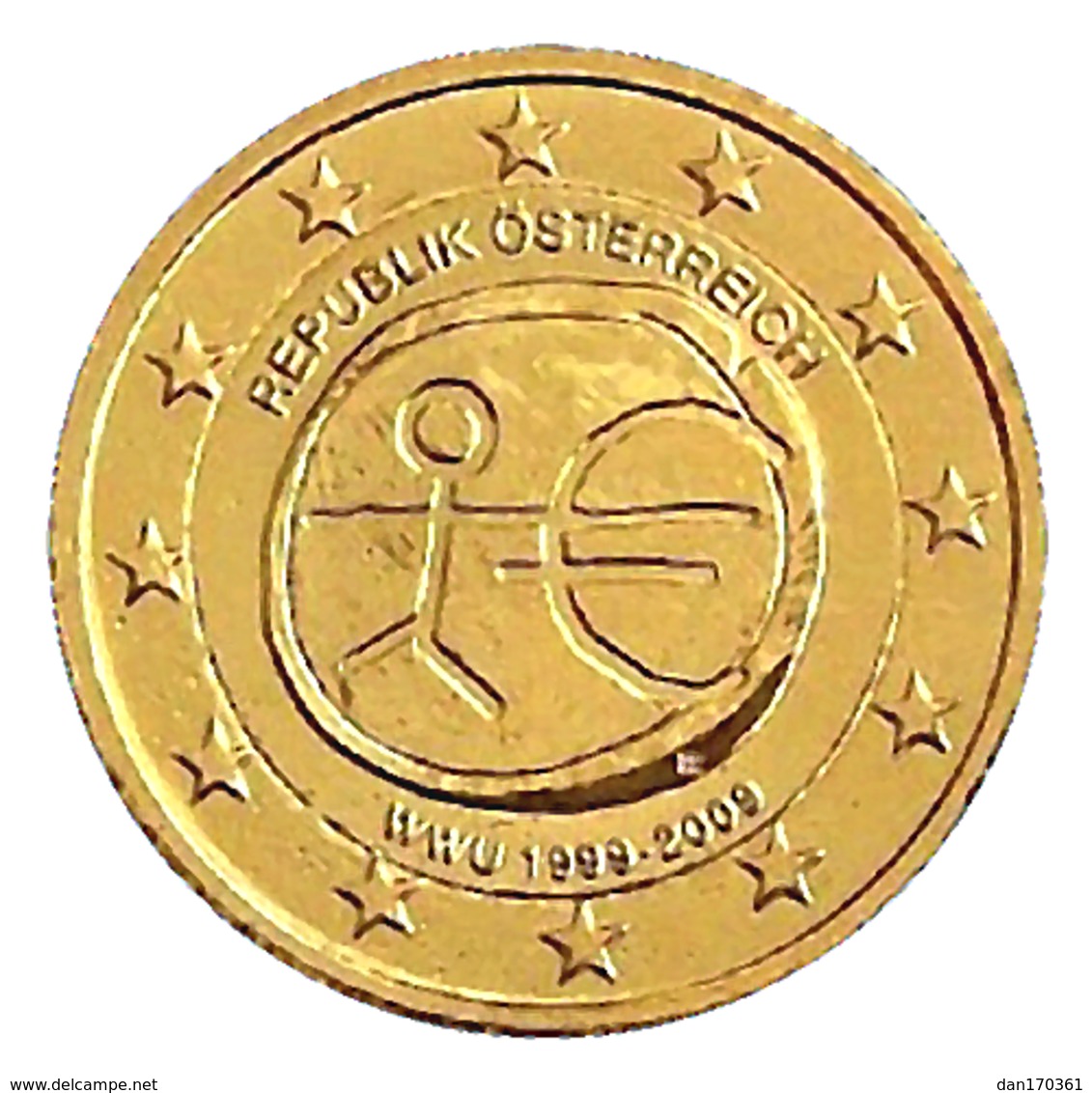 ITALIE 2009 - 2 EUROS COMMEMORATIVE - E.M.U. - FACE COMMUNE  - PLAQUE OR - Italie