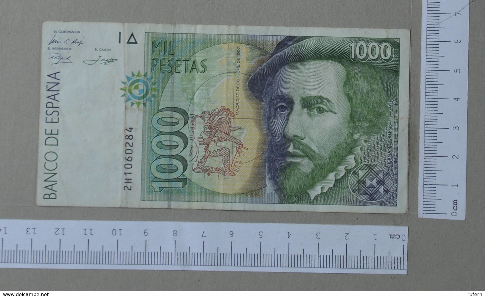 SPAIN 1000 PESETAS 1992 -    2 SCANS  - (Nº26487) - [ 4] 1975-… : Juan Carlos I