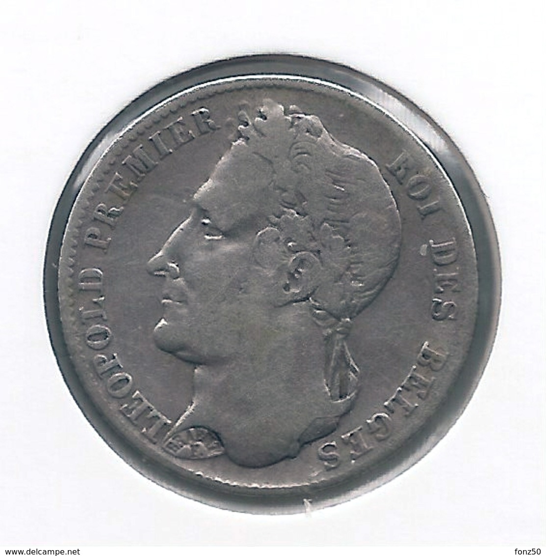 LEOPOLD I * 1/2 Frank 1844 * Fraai / Z.Fraai * Nr 9799 - 1/2 Franc