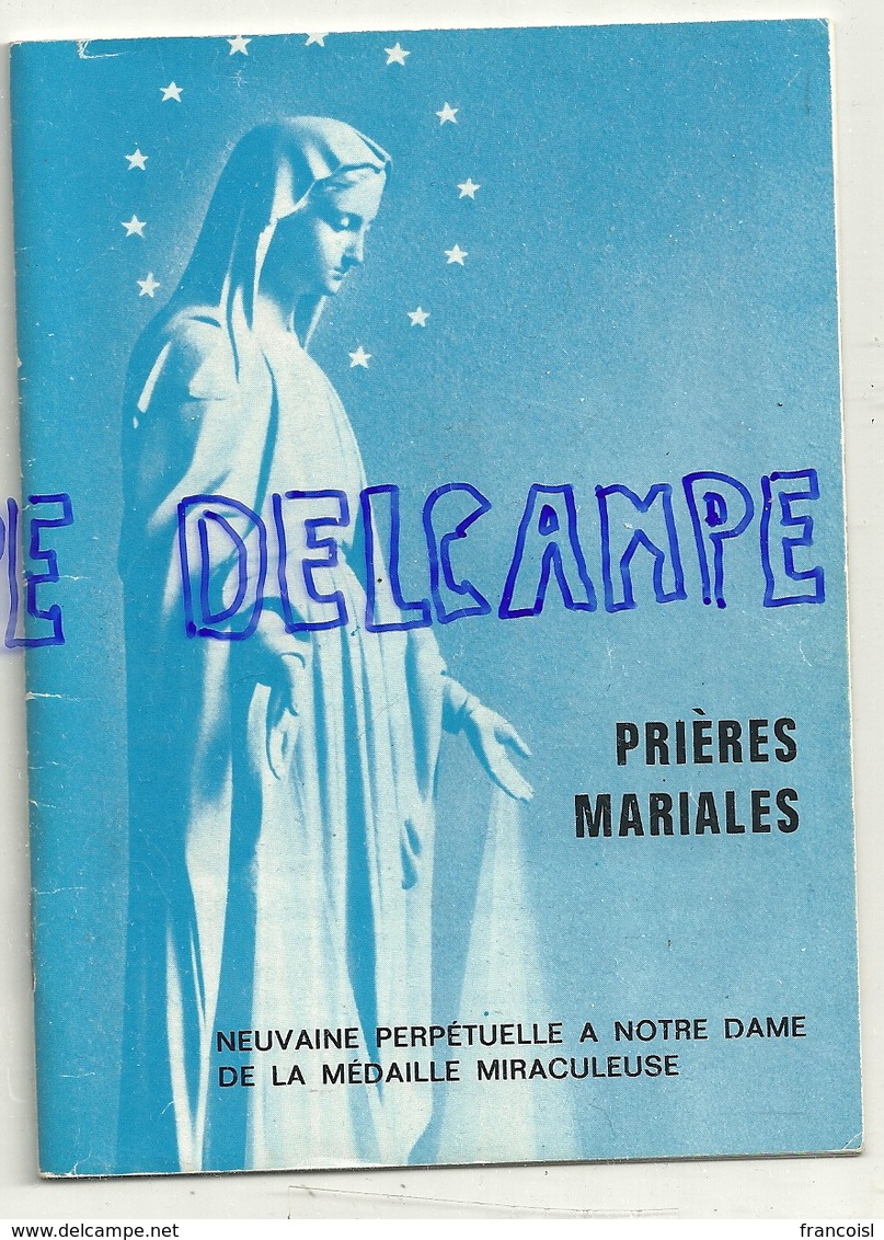 Prières Mariales. Neuvaine Perpétuelle à Notre Dame De La Médaille Miraculeuse. 1978. Livret De 28 Pages - Autres & Non Classés