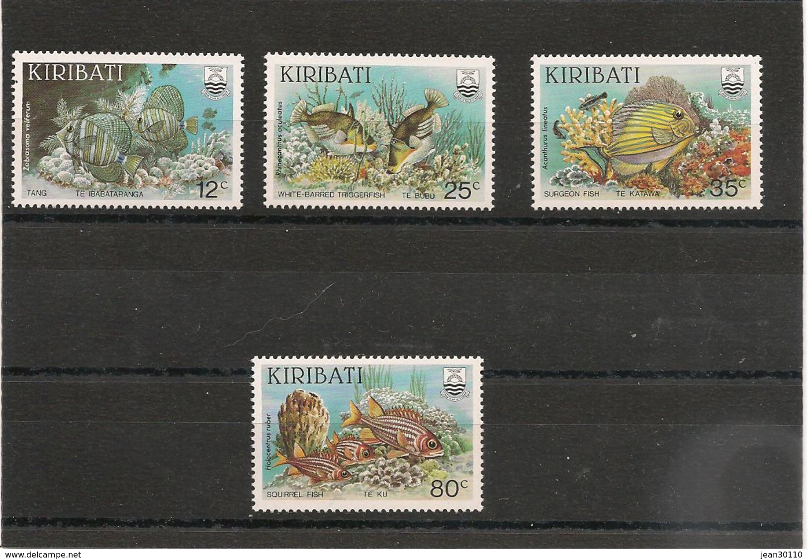 KIRIBATI Poissons Année 1985 N° Y/T : 130/133** - Kiribati (1979-...)