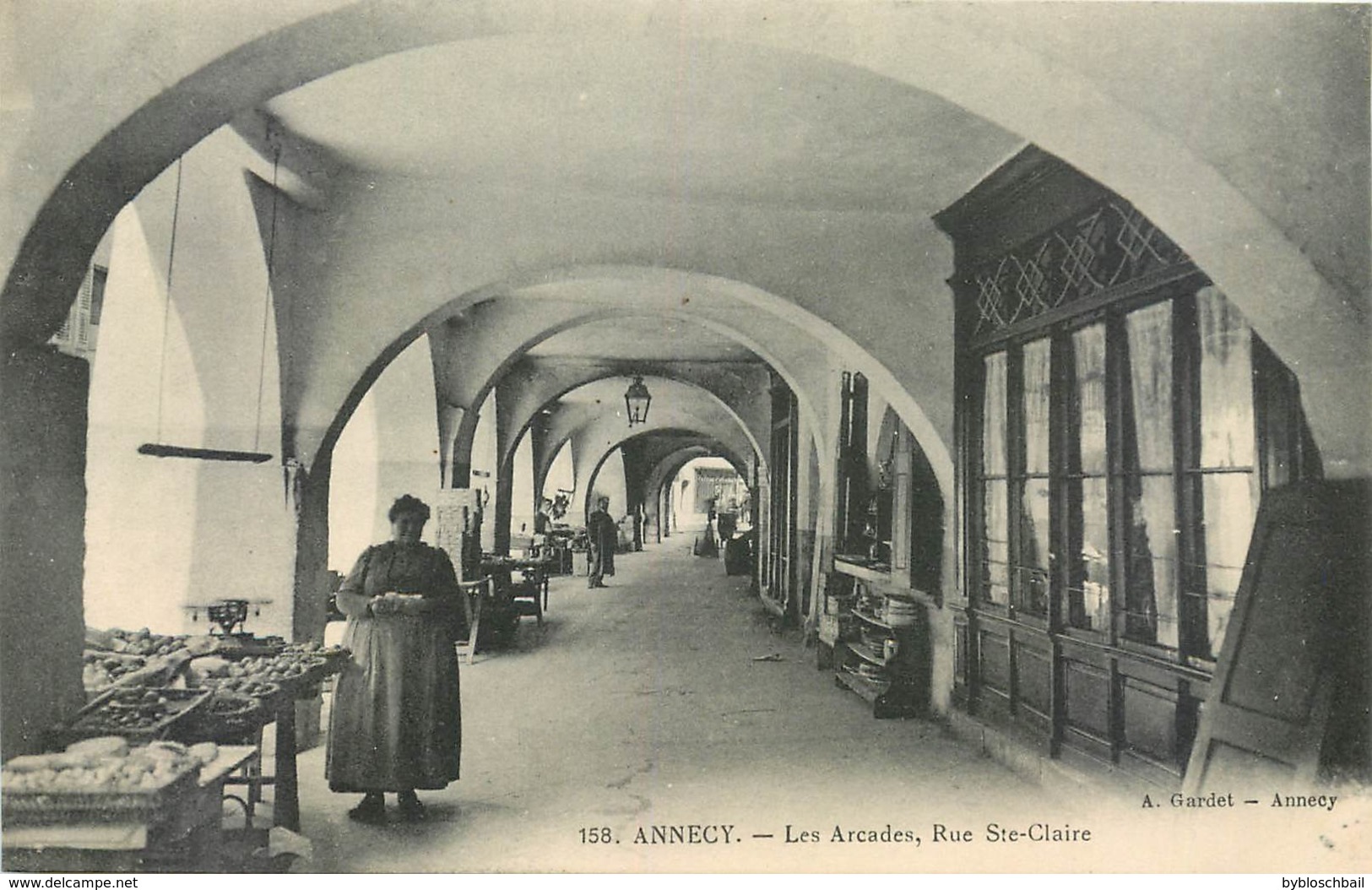 CPA 74 Haute Savoie Annecy Les Arcades Rue Ste Claire - 158 A.Gardet - Neuve - Annecy