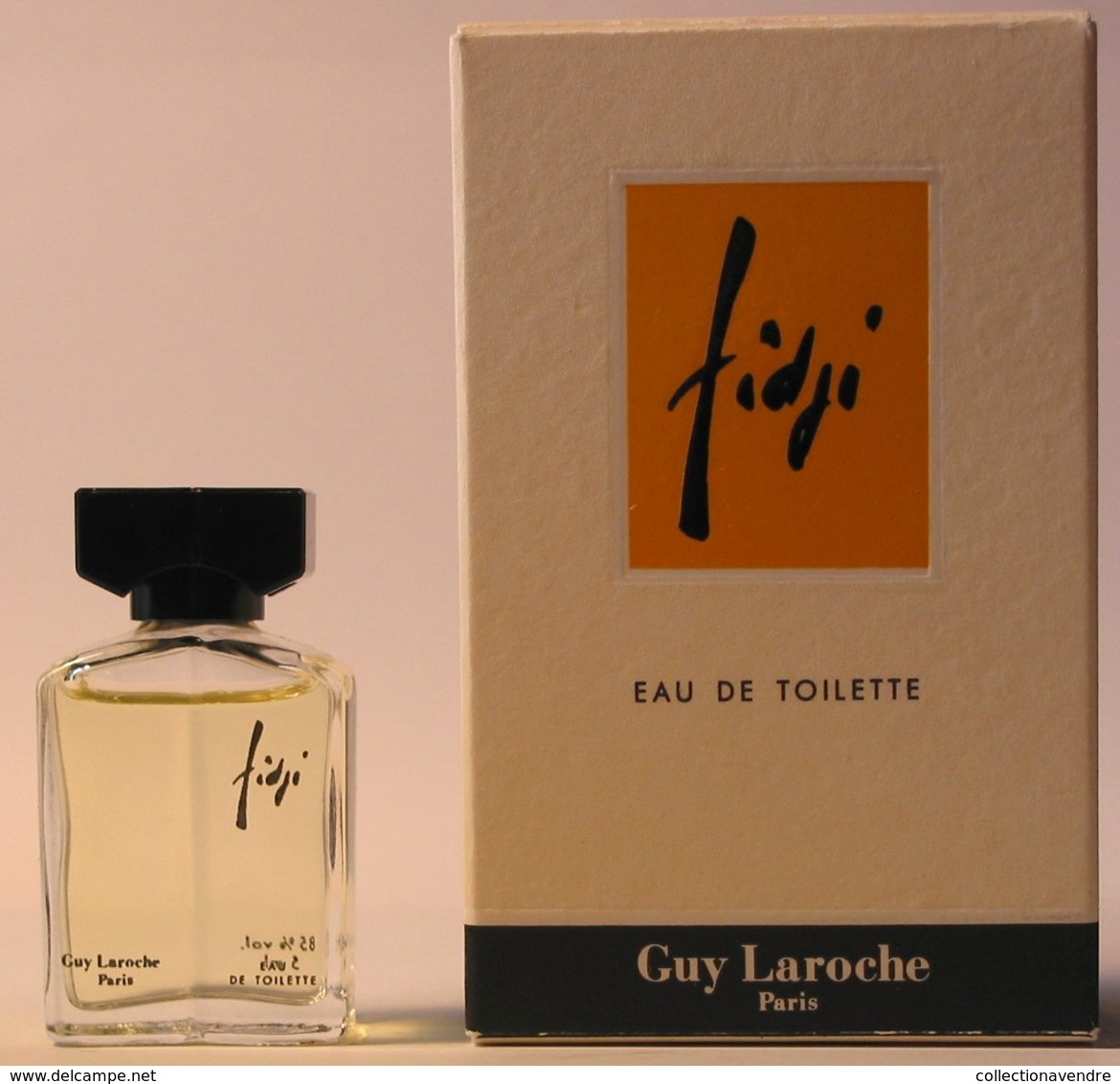 GUY LAROCHE : Fidji, Eau De Toilette 5 Ml. Version 1966, Parfait état - Miniatures Femmes (avec Boite)