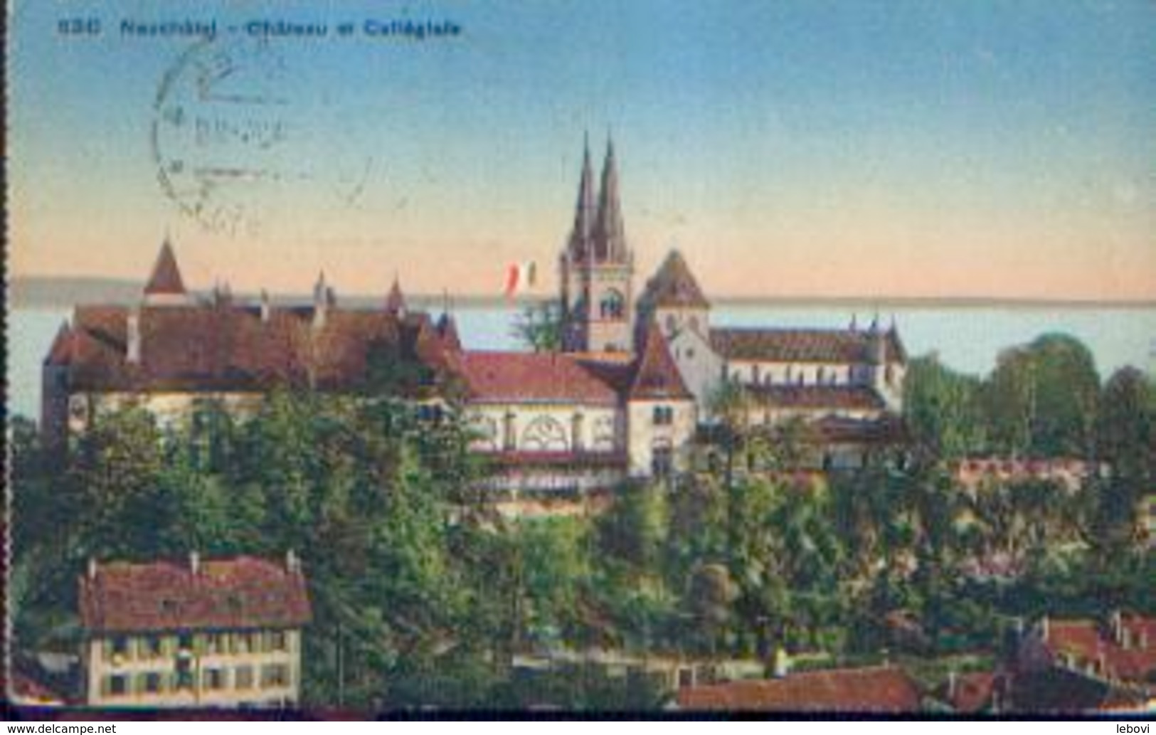 SUISSE – NEUCHÂTEL « Château Et Collégiale » - Ed. Société Graphique, Neuchâtel (1920) - Neuchâtel