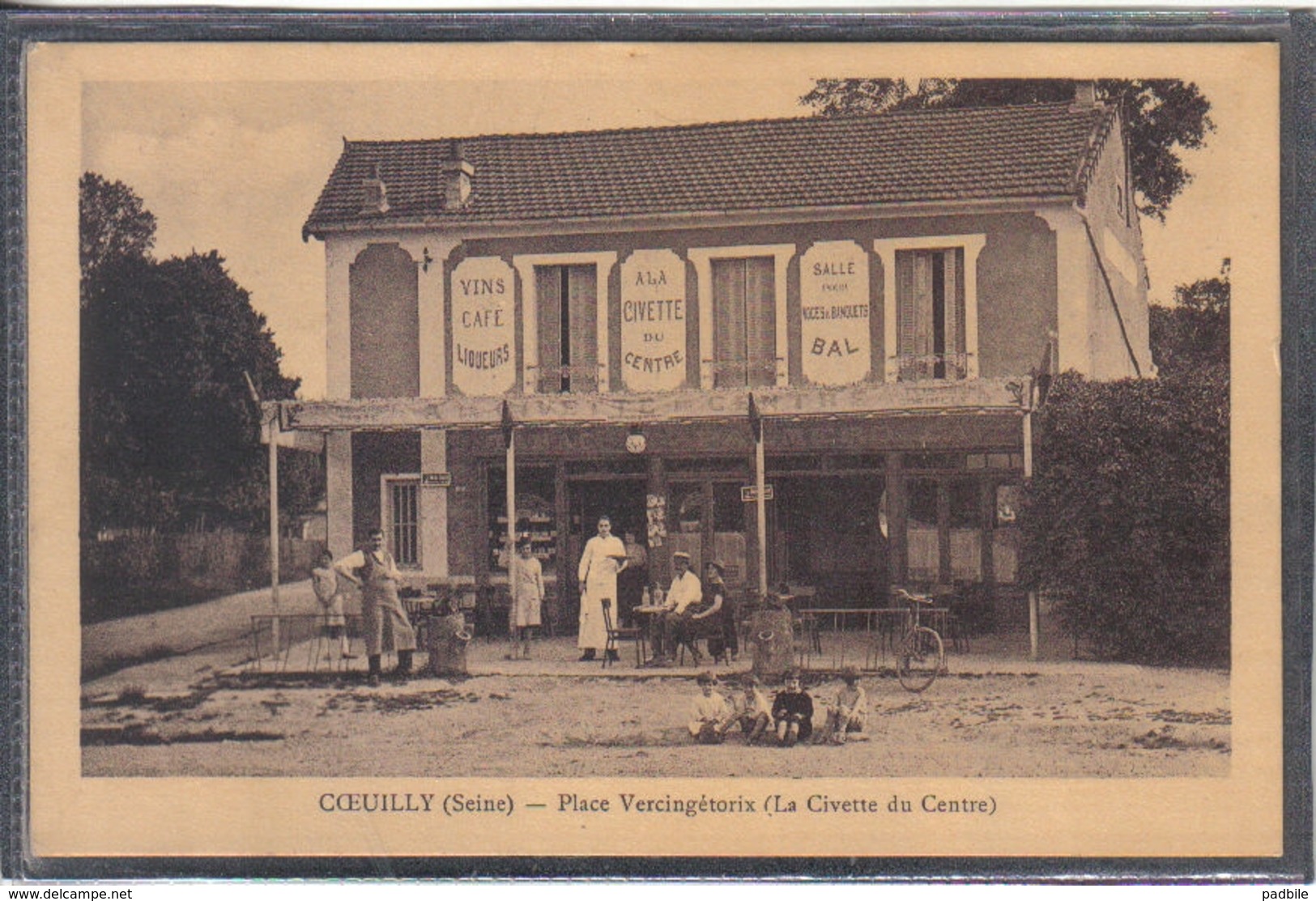 Carte Postale 94. Coeuilly La Civette Du Centre  Place Vercingétorix  Très Beau Plan - Autres & Non Classés