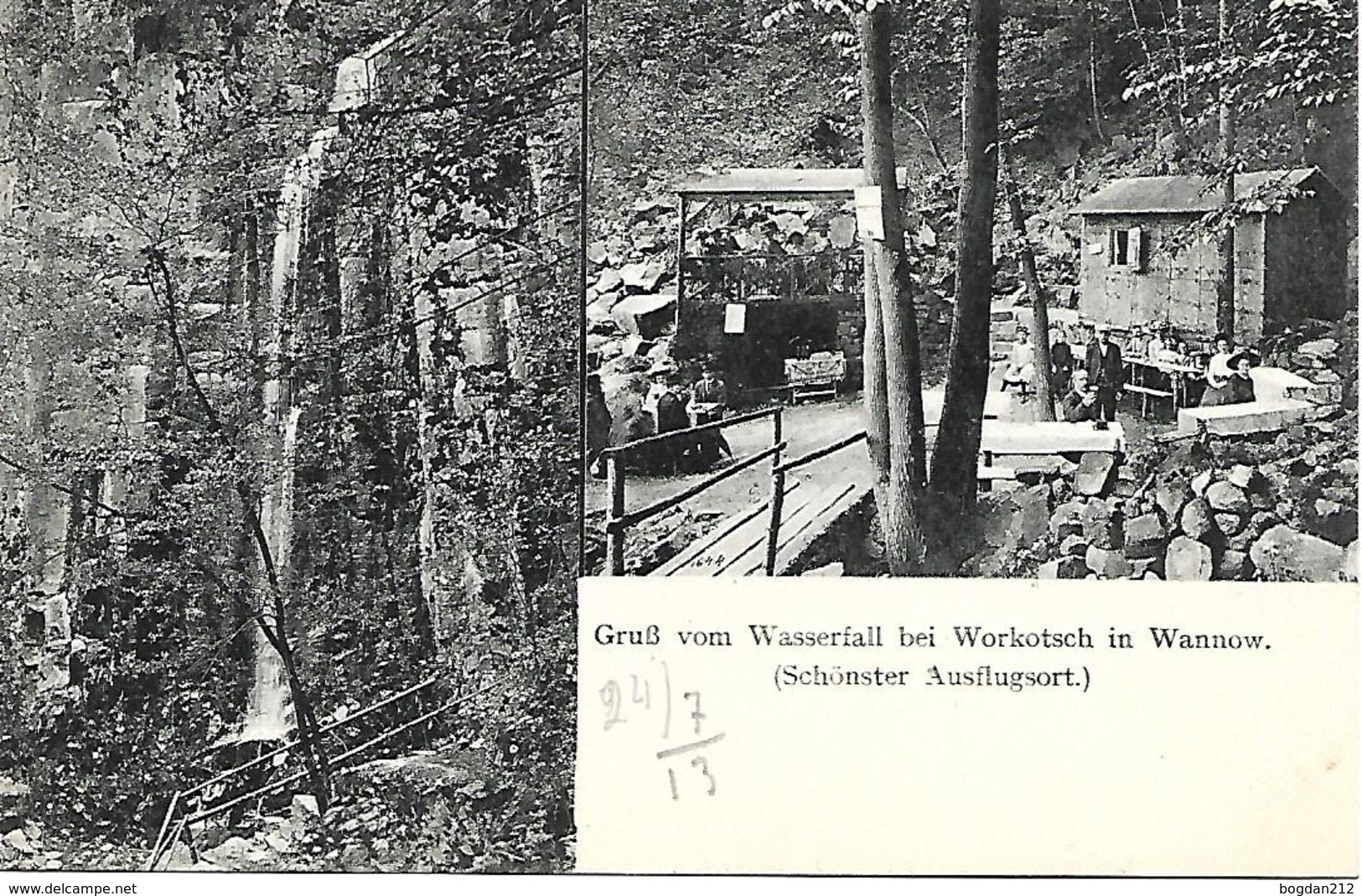 1905/15 - WRKOC  Okres Usti Nad Labem  Workotsch In Wannow , Gute Zustand, 2 Scan - Tsjechië