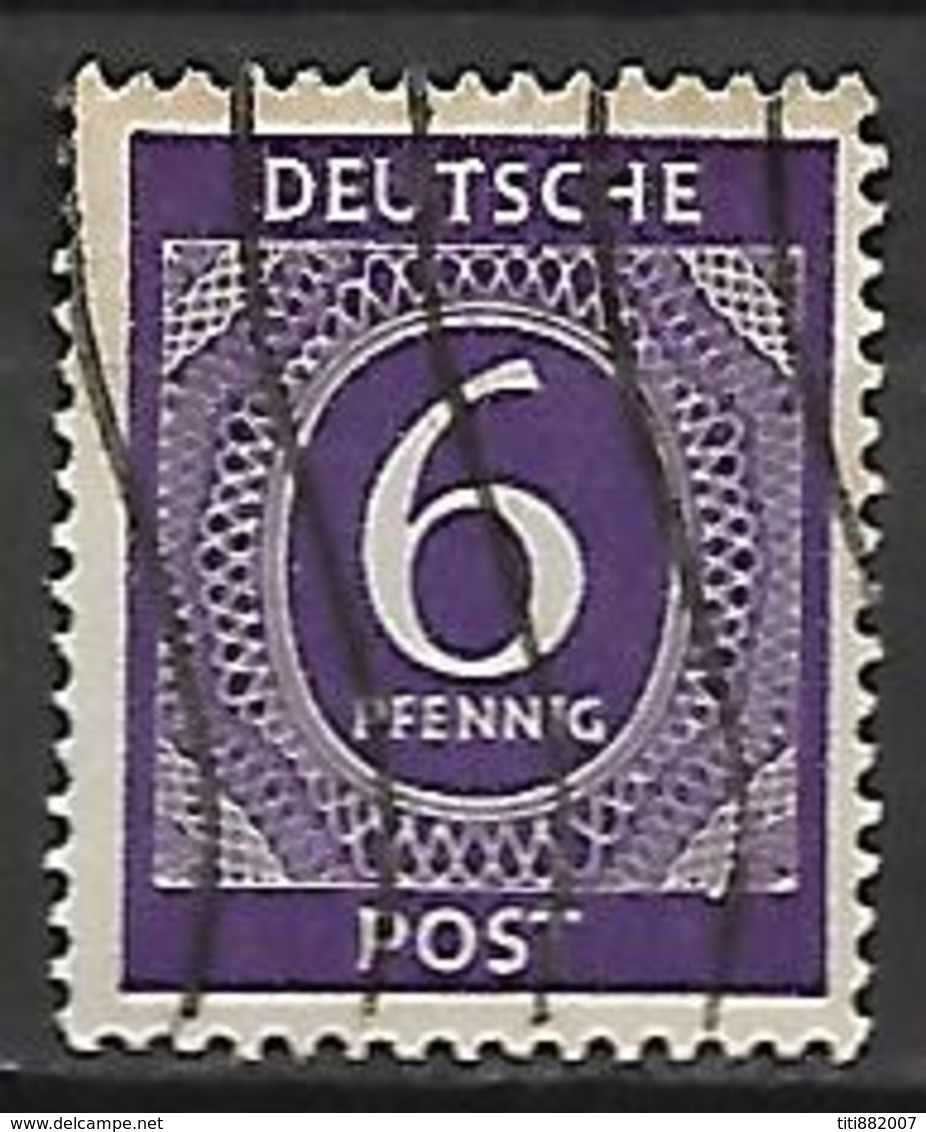 ALLEMAGNE    -   1946 .  Y&T  N° 6 Oblitéré - Used