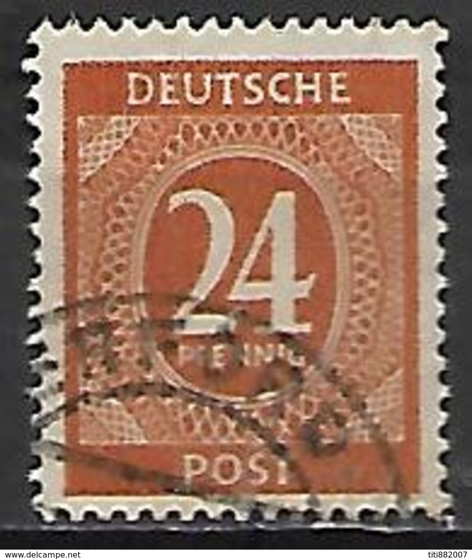 ALLEMAGNE    -   1946 .  Y&T  N° 15 Oblitéré - Used