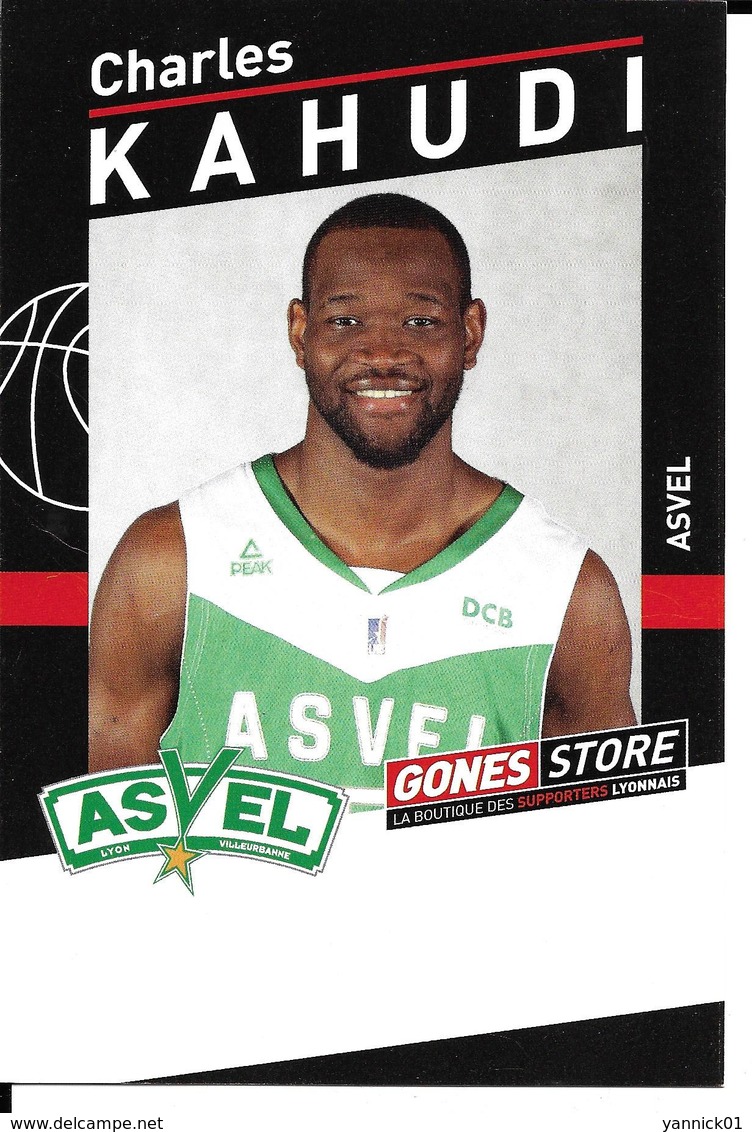 BASKET BALL - ASVEL VILLEURBANNE LYON - CHARLES KAHUDI - Basket-ball