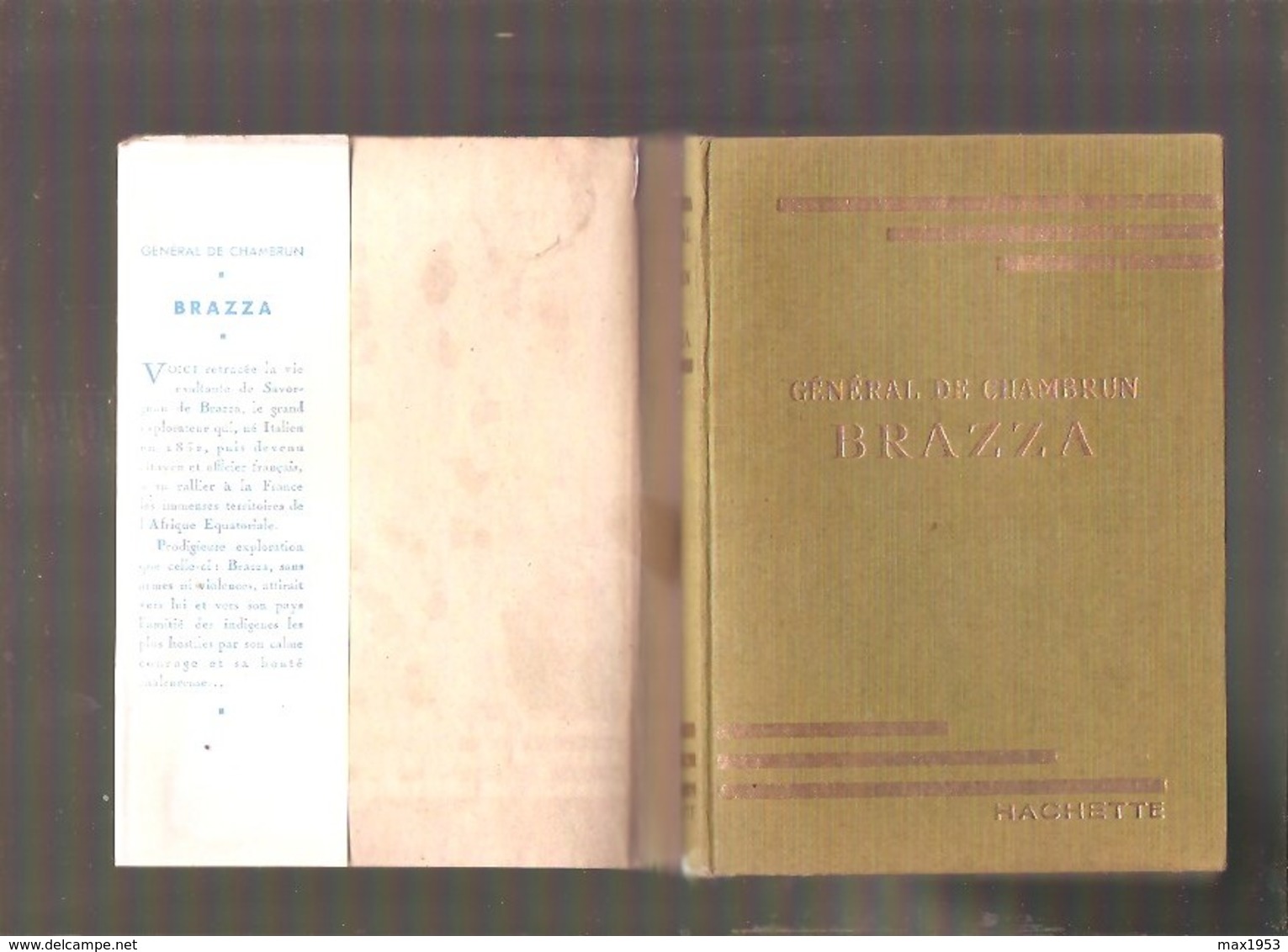 Général De Chambrun - BRAZZA - Bibliothèque Verte - Illustrations De Henri Faivre - Bibliothèque Verte