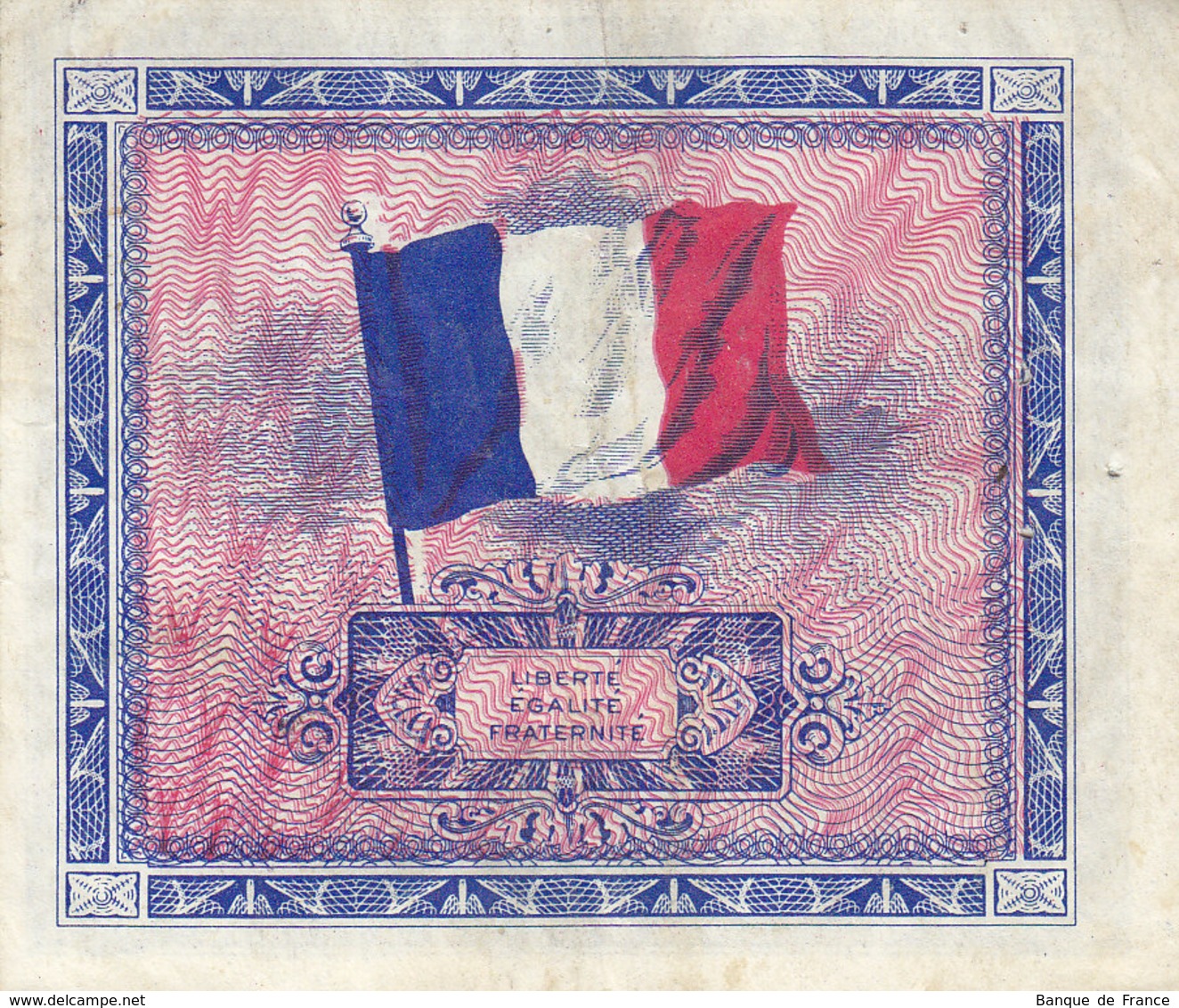 Billet 10 F Verso Drapeau 1944 FAY VF18.1 N° 62970328 - 1944 Flagge/Frankreich