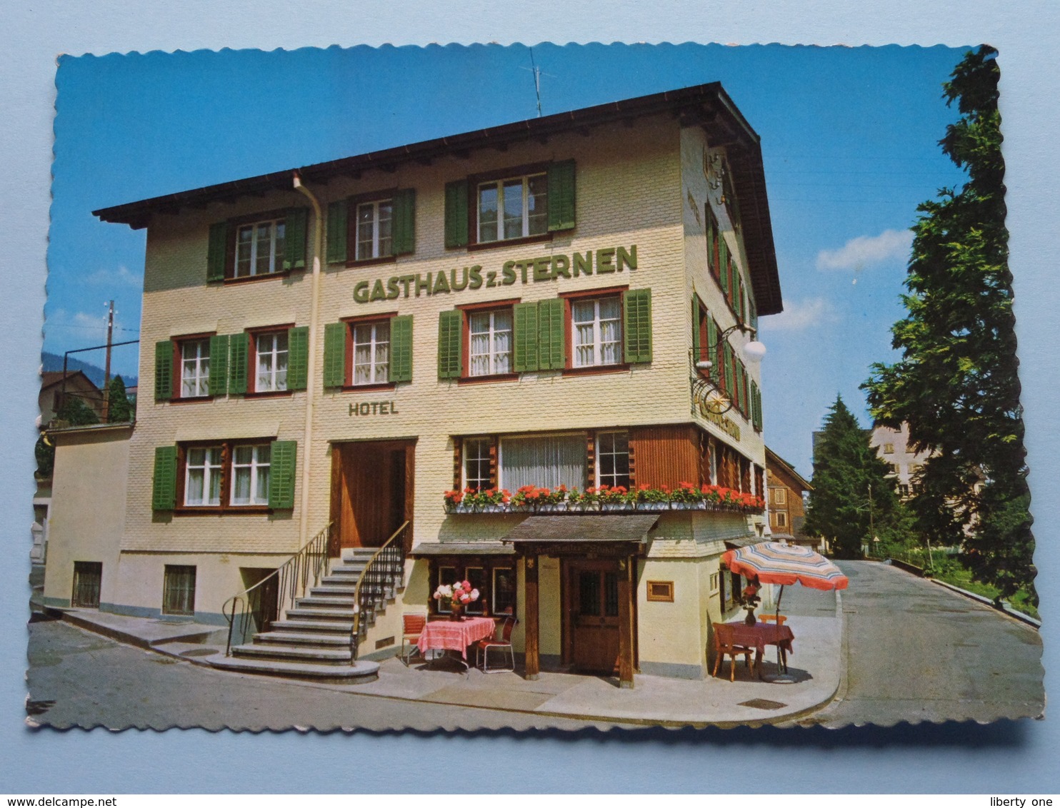 Hotel Restaurant STERNEN Hergiswil Am Vierwaldstättersee ( Bes. W. Thommen ) Anno 19?? ( Zie / Voir Photo ) ! - Hergiswil