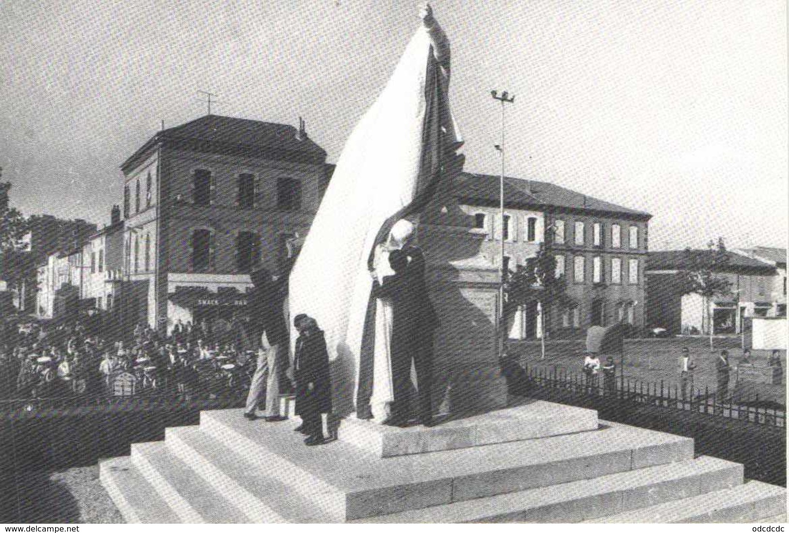 CARMAUX (Tarn) 6 /11 /93 Inauguration Statue Jean Jaurès RV 700Ex  Photo B Moré - Carmaux