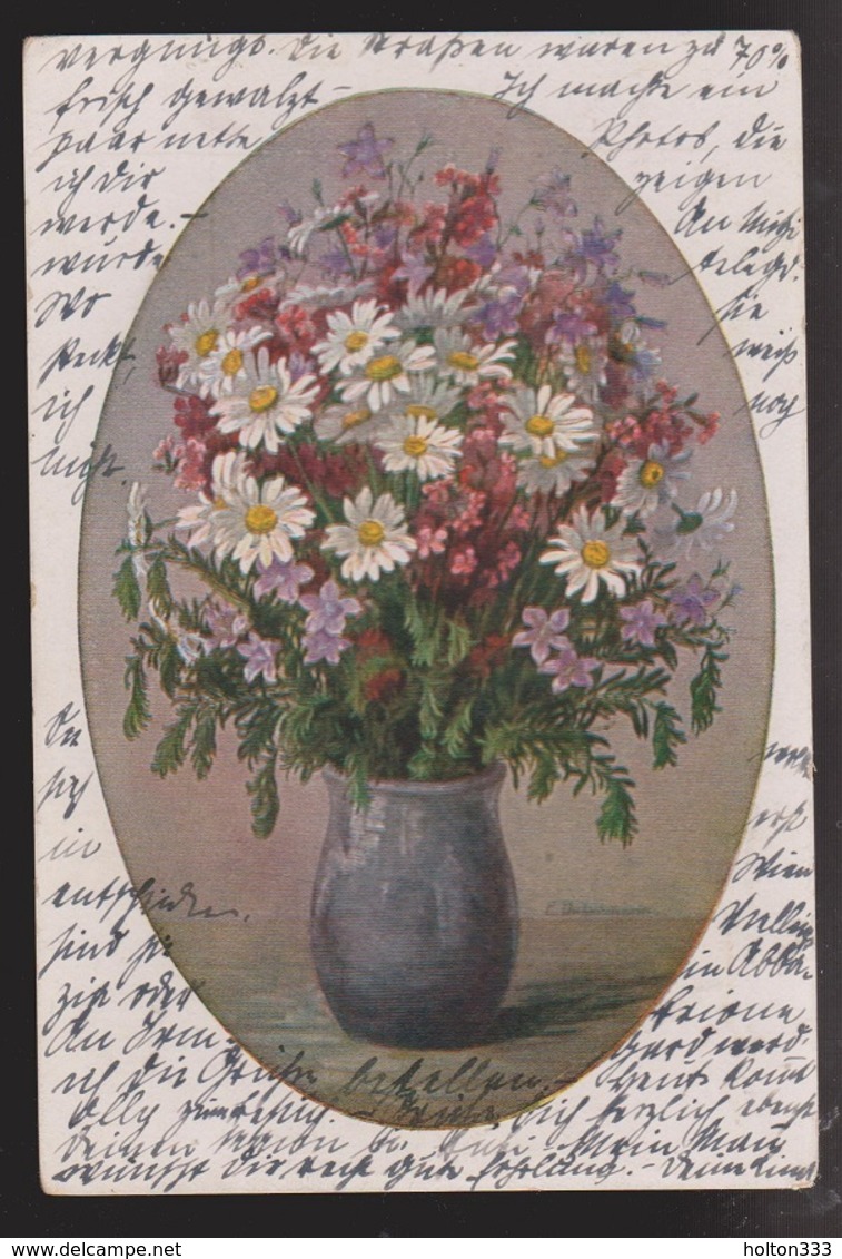 General Greetings - Flowers In Vase - Used 1926 - Greetings From...