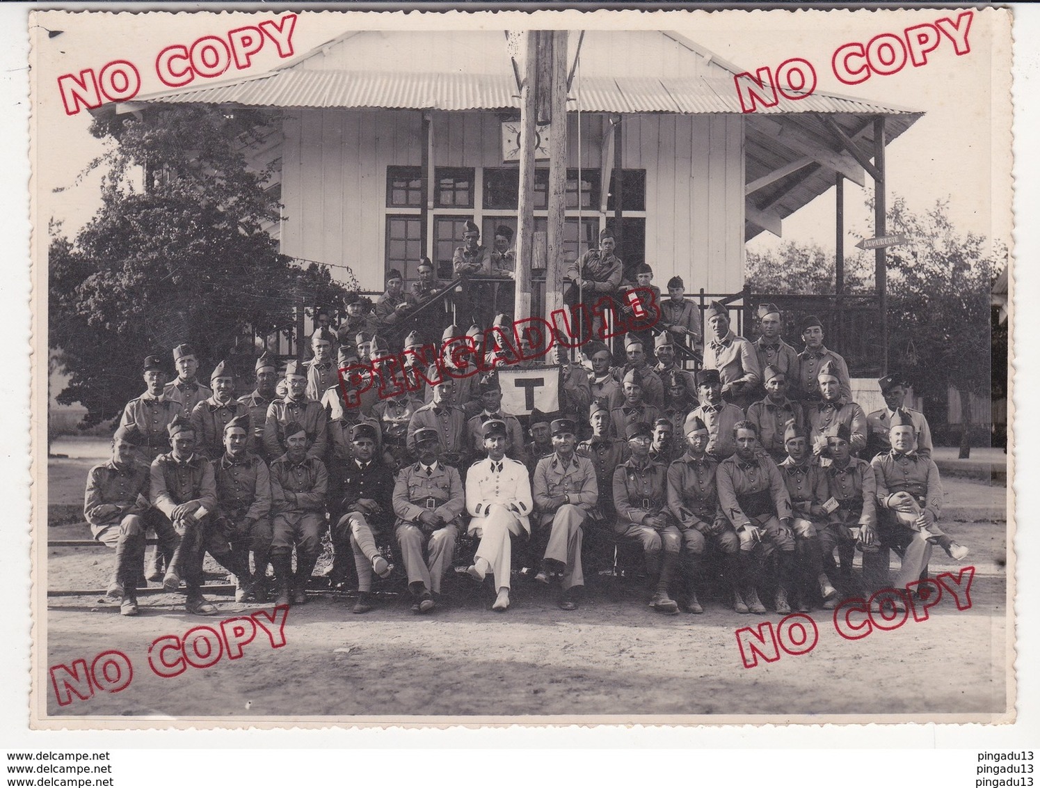 Au Plus Rapide Très Beau Format Argentique 13 Par 18 Cm Casablanca Maroc 41 ème Régiment Transmissions Ensemble 2 Photos - Guerre, Militaire